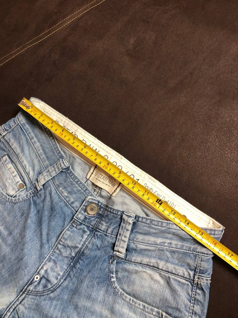 G-Star G-STAR ARC 3D SLIM Blue Zip Fly Jeans Men Size US 34 / EU 50 - 11 Thumbnail