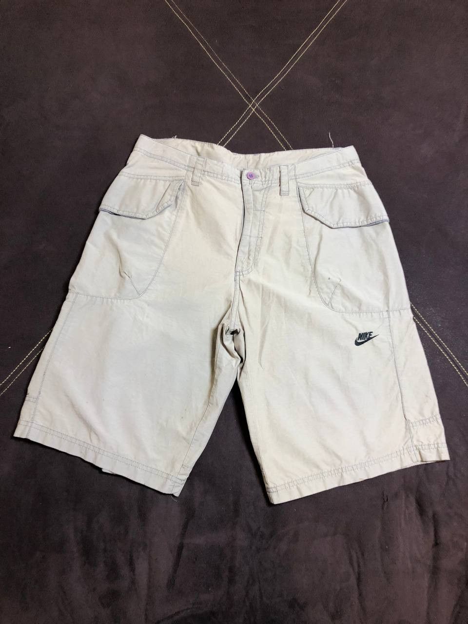 Nike Vintage Nike Cotton Regular Size Relaxed Shorts Size US 32 / EU 48 - 1 Thumbnail