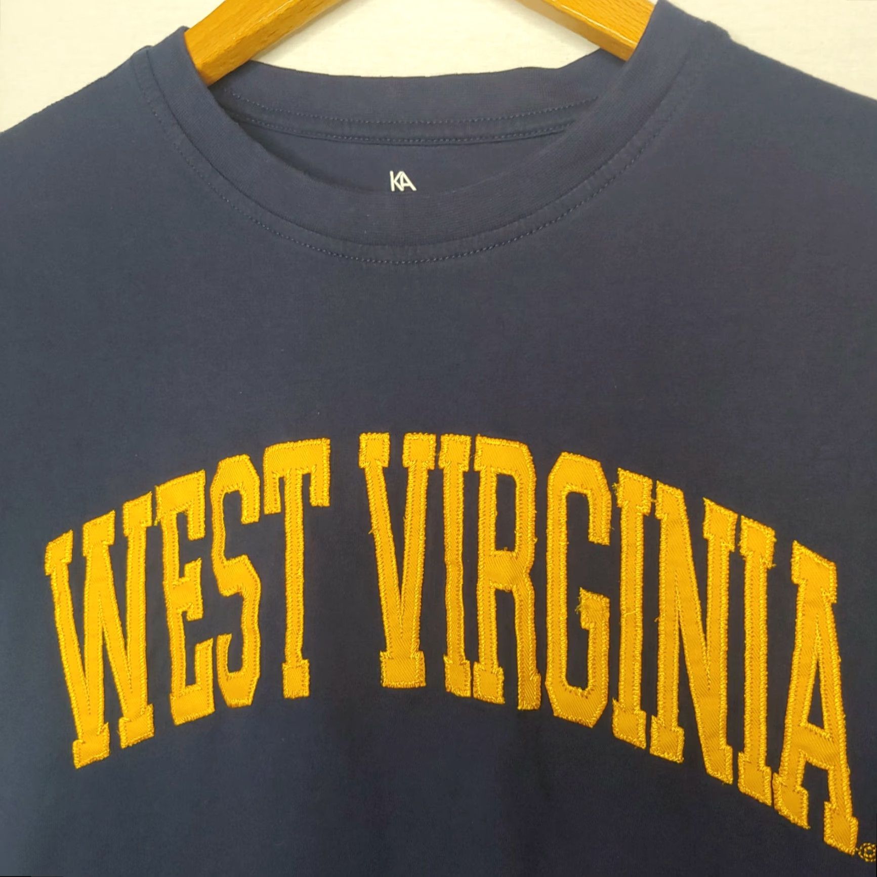 Vintage Knights Apparel Shirt S West Virginia University Embroidered WVU Mountaineers Size US S / EU 44-46 / 1 - 2 Thumbnail