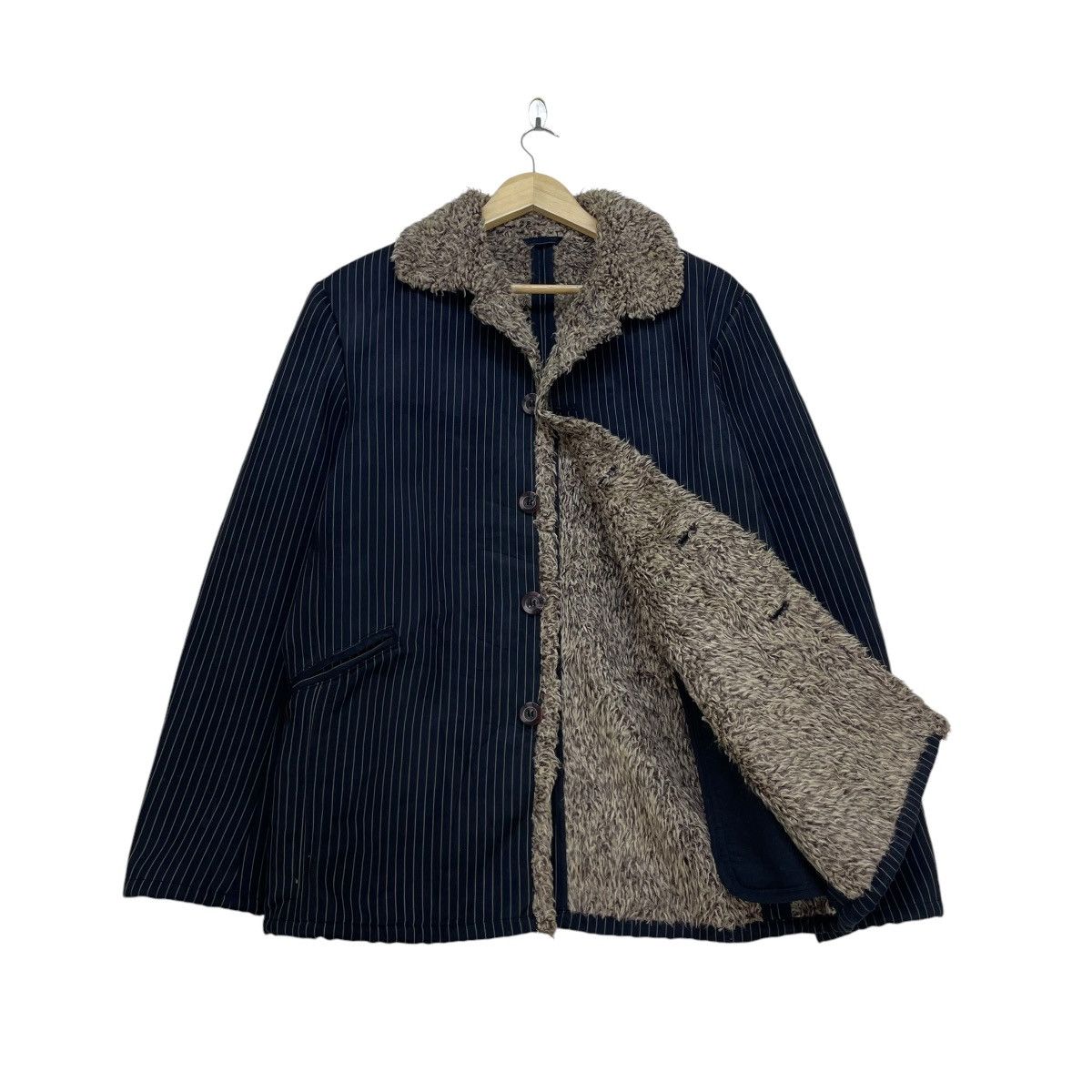 Japanese Brand × Le Grande Bleu (L.G.B.) Japanese Brand Urban Collection Shearling Hikory Stripe Size US M / EU 48-50 / 2 - 1 Thumbnail