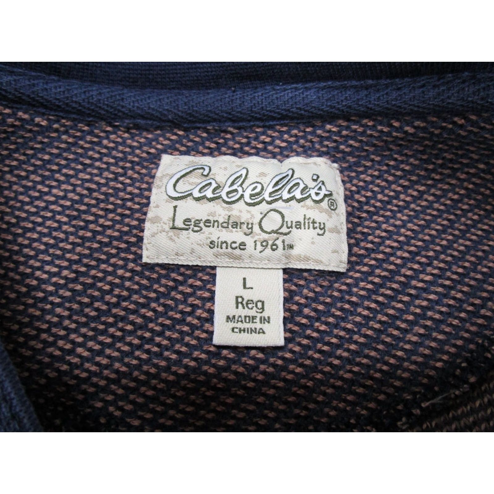 Vintage Cabela's Legendary Quality Shirt Mens L Heavy Long Sleeve Crewneck Outdoors Y2K Size US L / EU 52-54 / 3 - 2 Thumbnail