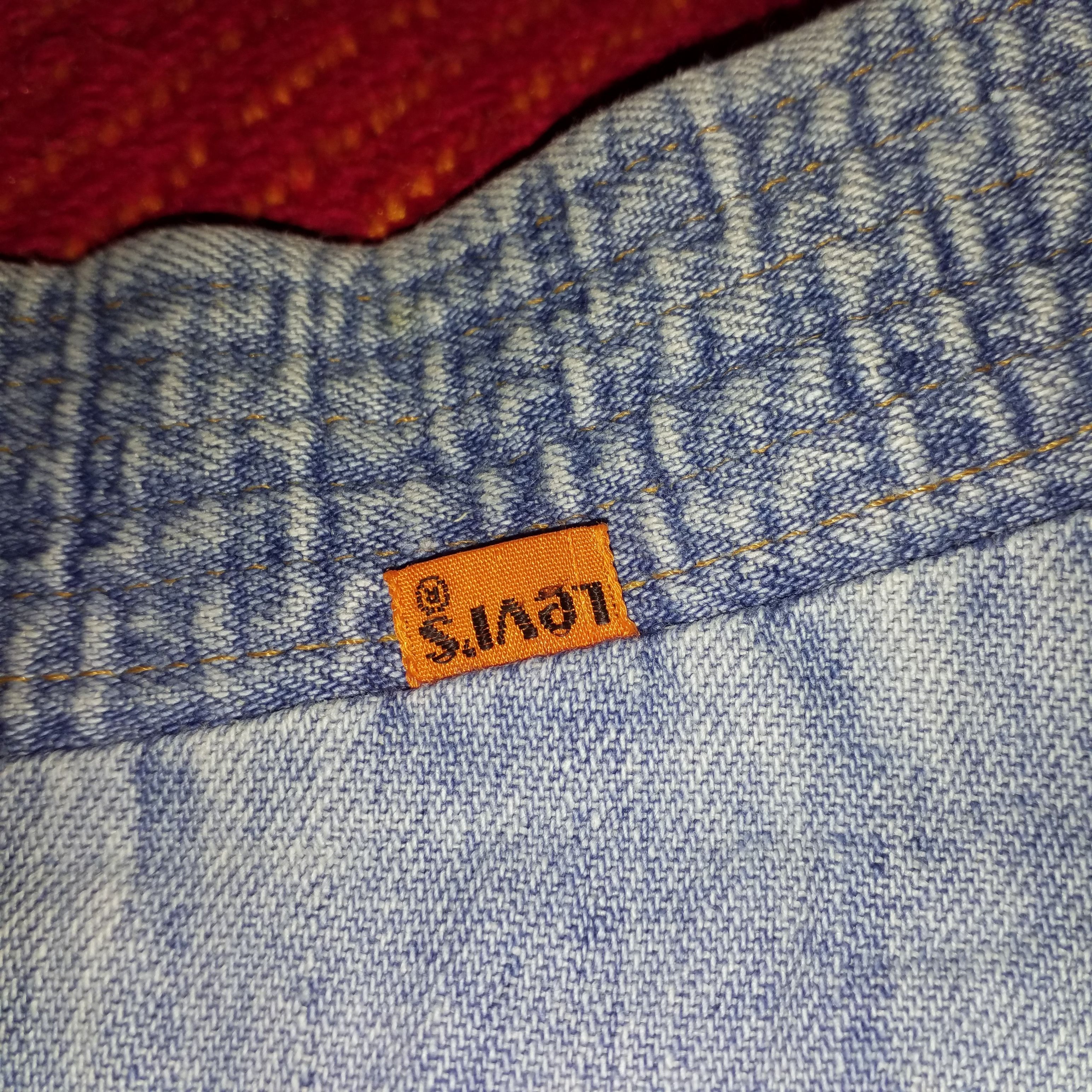 Levi's Vintage Clothing × Vintage LEVIS VINTAGE ORANGE TAB MAXI SKIRT GOOD FOR COLLECTOR Size 26" / US 2 / IT 38 - 4 Thumbnail
