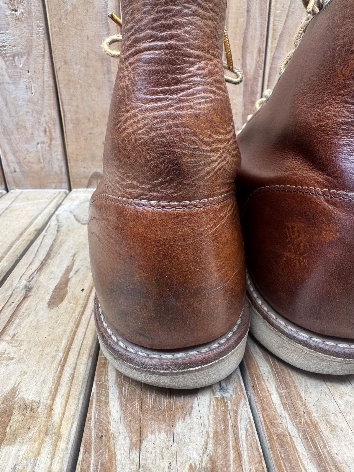 Red Wing Red Wing 9111 Chukka Brown leather boots EUR 41.5 UK 7.5 D Size US 8.5 / EU 41-42 - 12 Thumbnail