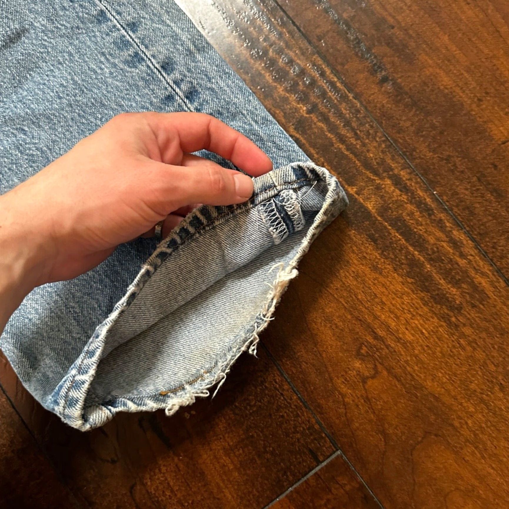 Levi's VTG Levi's 501 Jeans - Button Fly - Straight Leg - 38x33 USA Tag - Blue Denim - Mens Vintage 90s 501 Series Size US 38 / EU 54 - 4 Thumbnail