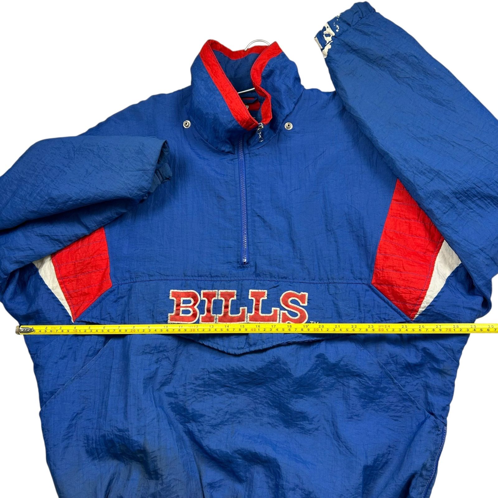 NFL VTG 90s BUFFALO BILLS STARTER PUFFER JACKET PULLOVER SIZE XL Size US L / EU 52-54 / 3 - 15 Thumbnail