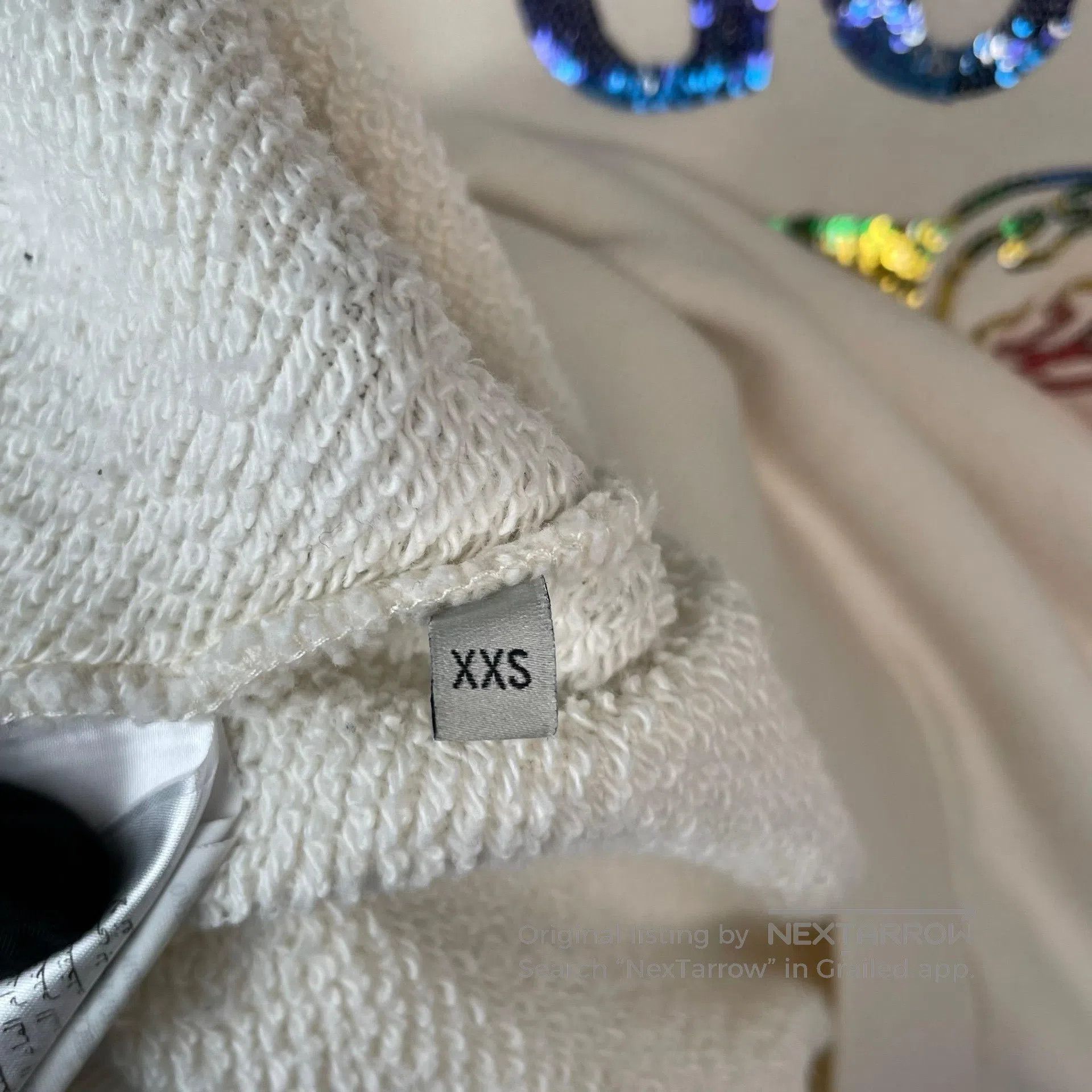 Gucci Guicci Hooded sweatshirt in beige| Size US XXS / EU 40 - 9 Thumbnail