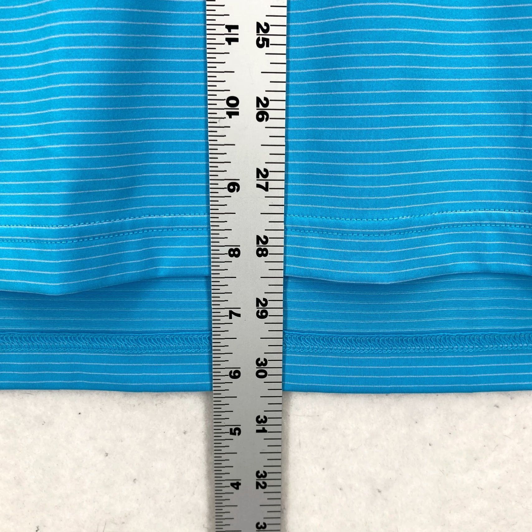 johnnie-O johnnie-O Albatross Prep-Formance Striped Polo Mens M Blue Rugby Gap? Golf Size US M / EU 48-50 / 2 - 7 Thumbnail
