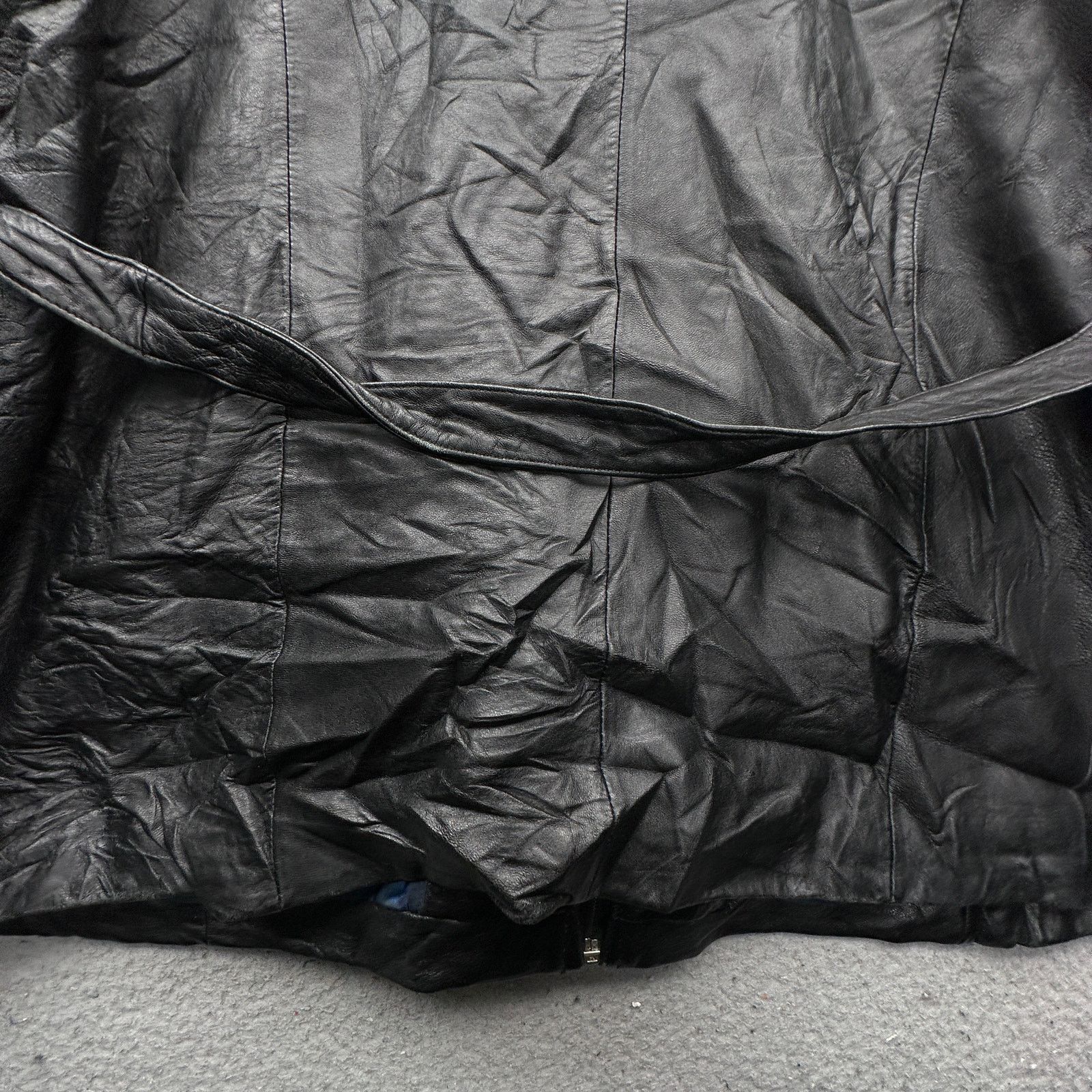 Wilsons Leather Wilsons Leather Pelle Studio Zip Coat Jacket Women 1X Belted Size XL / US 12-14 / IT 48-50 - 9 Thumbnail
