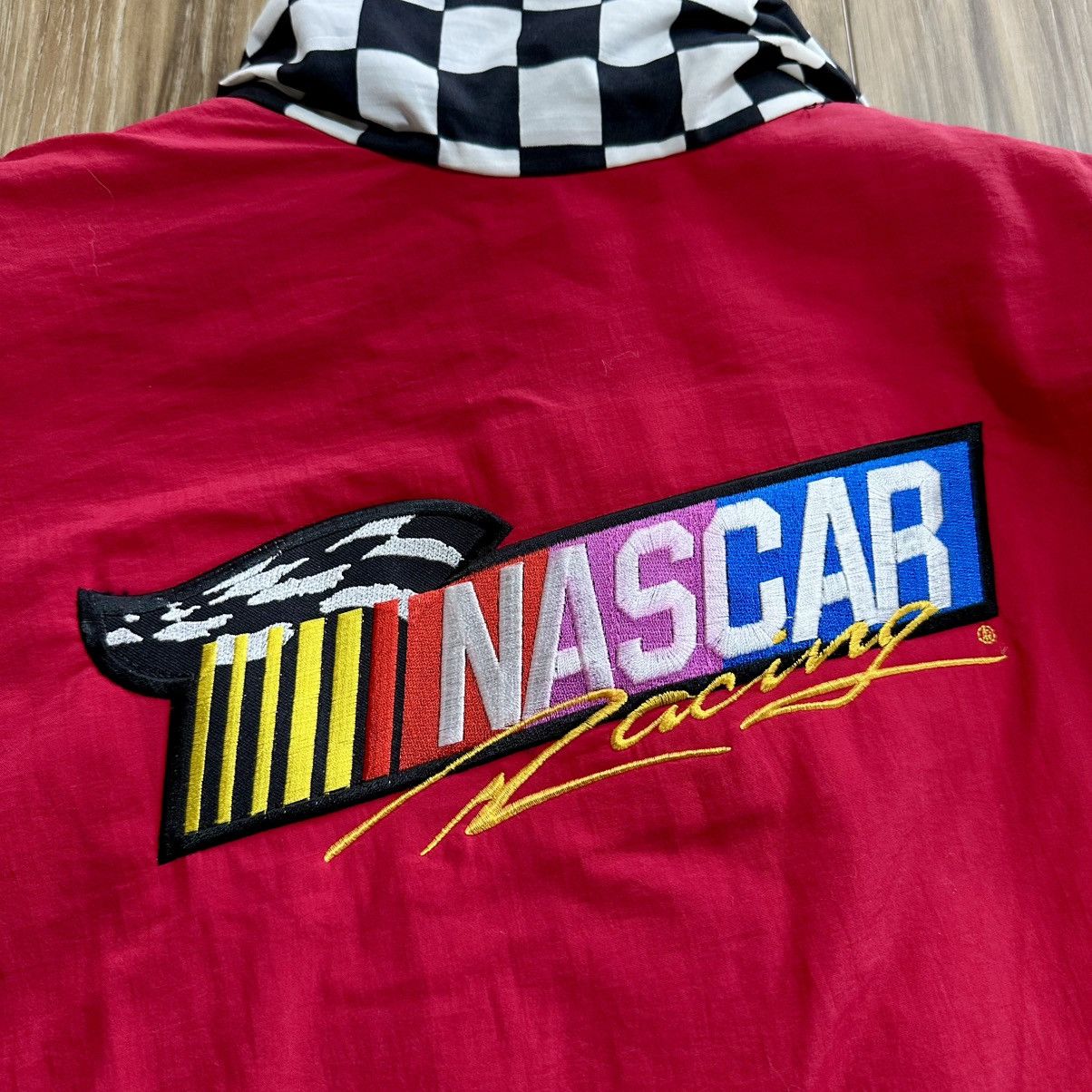NASCAR × Vintage Vintage 90s Kado Nascar Racing Made In USA Jacket, XL Size US XL / EU 56 / 4 - 4 Thumbnail