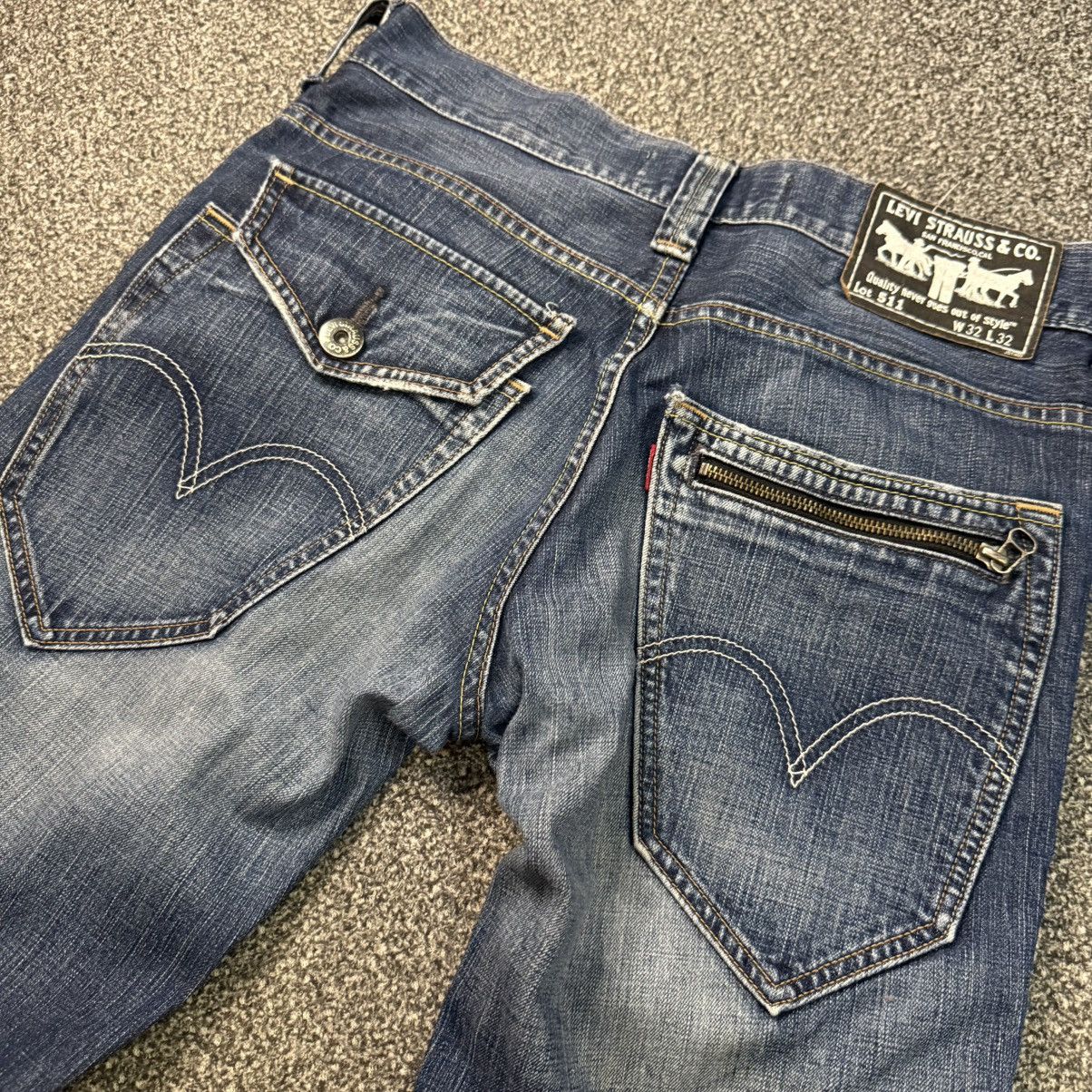 Beauty Beast 🔥🇯🇵 Levis 511 Slim Jeans Size 32" / US 10 / IT 46 - 9 Thumbnail