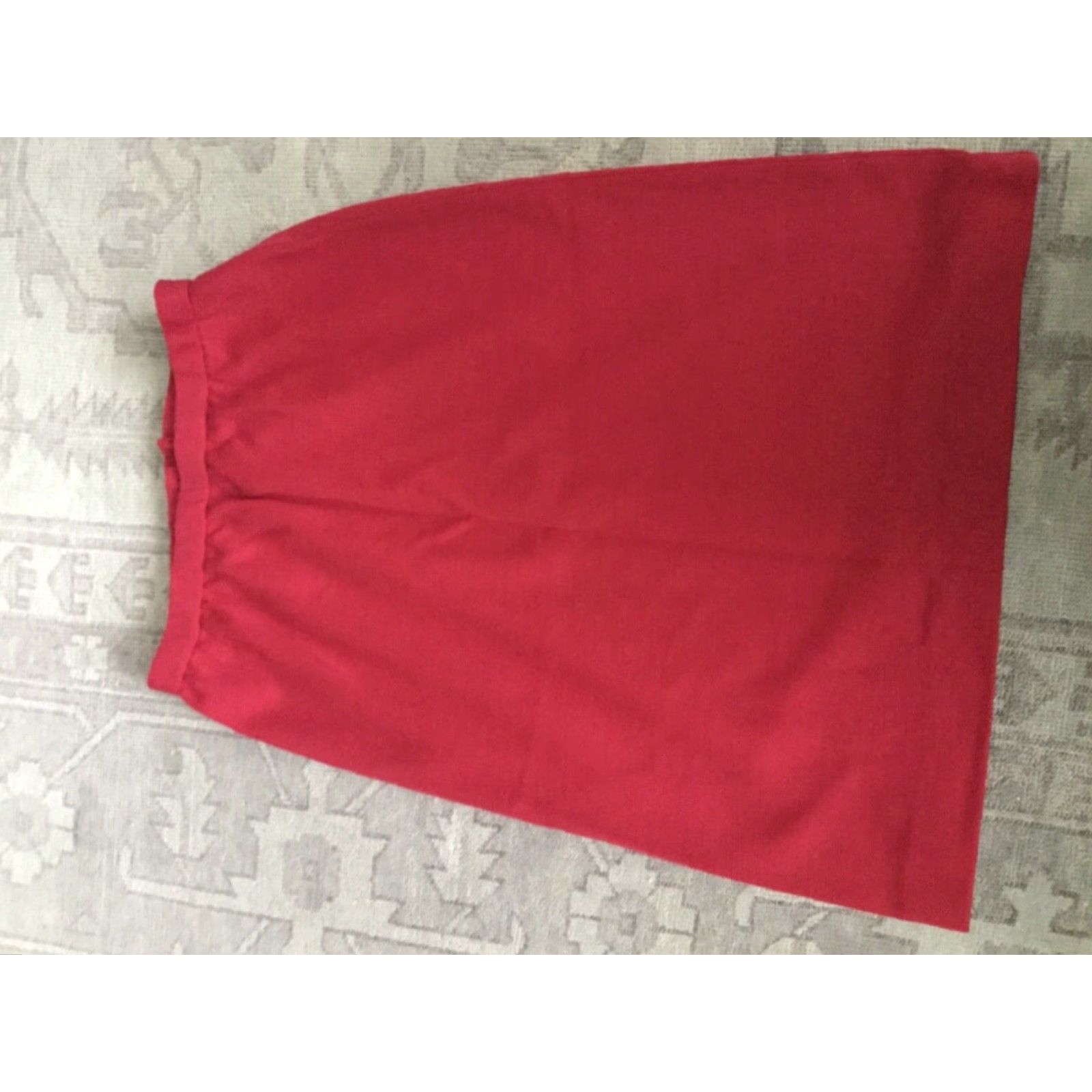 Vintage VINTAGE Leslie Fay Red Pencil Skirt Suit Size 16 Tailored Womens Size 38" / US 16 / IT 52 - 4 Thumbnail