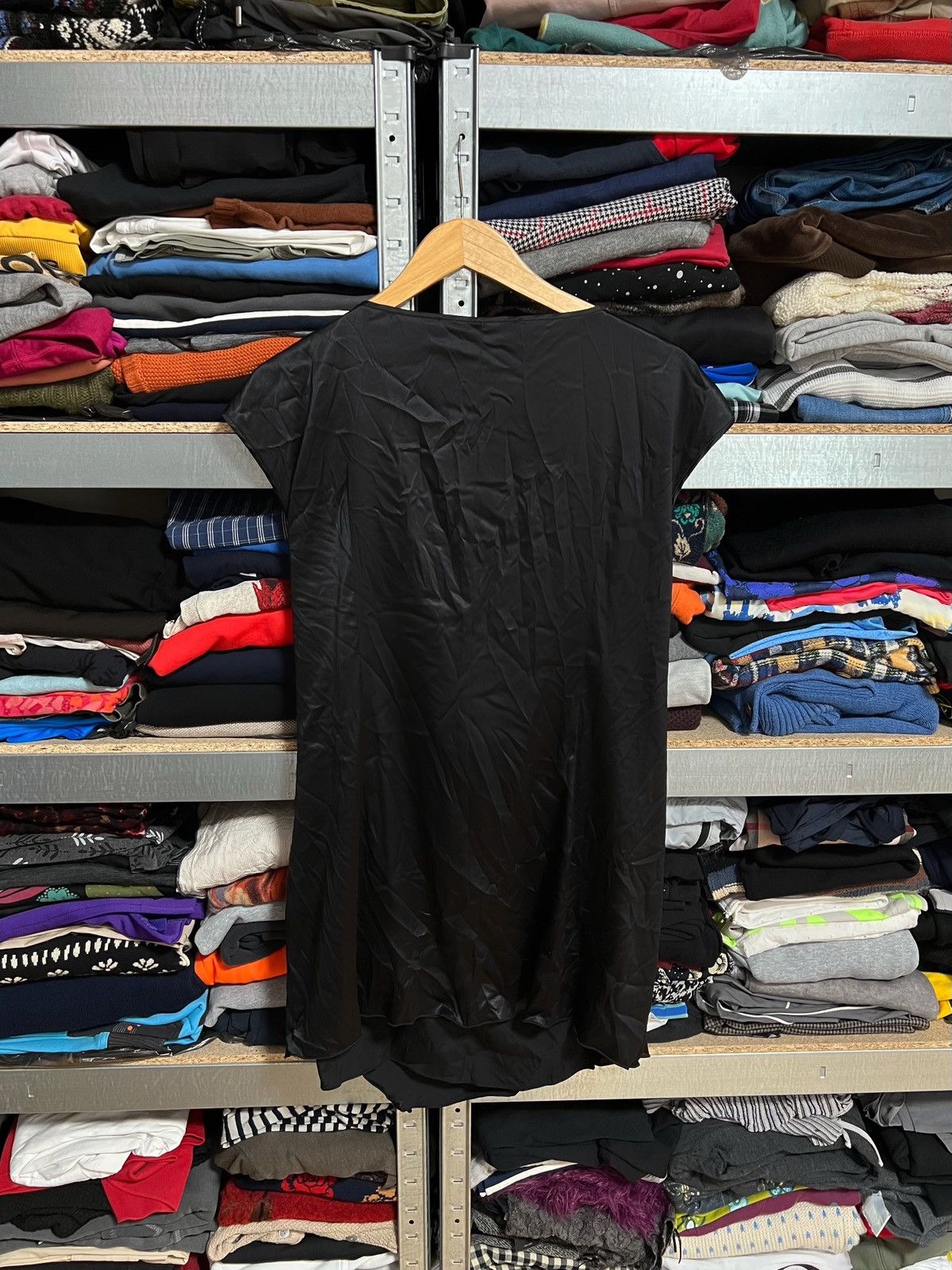 Marina Rinaldi Marina Rinaldi Black Draped Tunic Top Blouse Italy Elegant Size M / US 6-8 / IT 42-44 - 4 Thumbnail