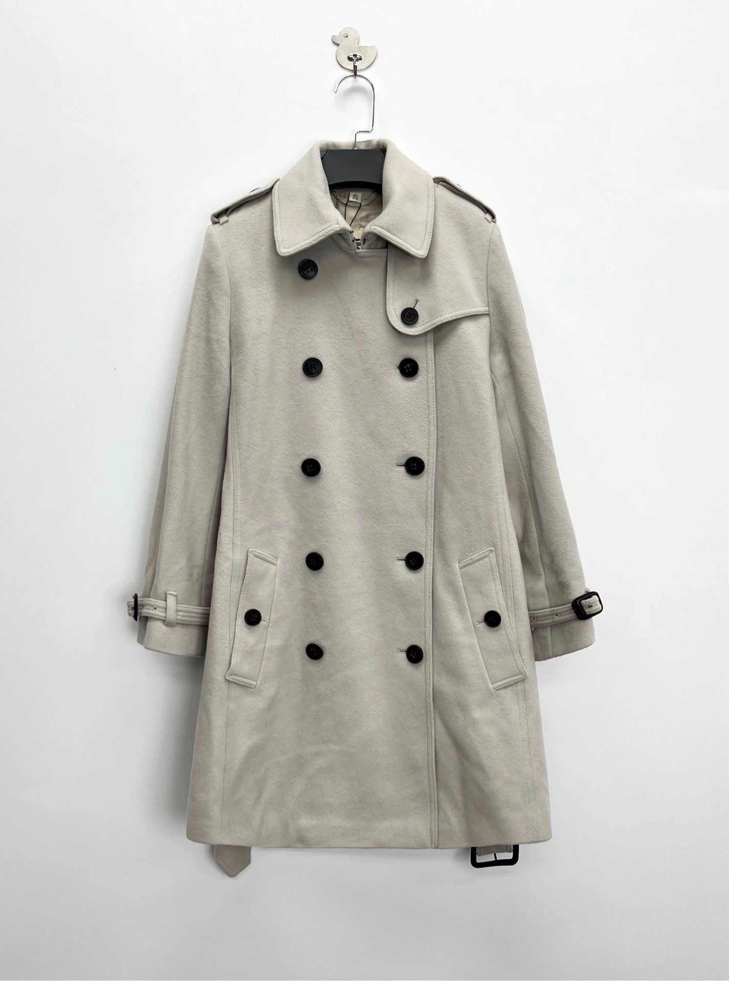 Burberry burberry beige double-breasted trench coat Size S / US 4 / IT 40 - 1 Thumbnail
