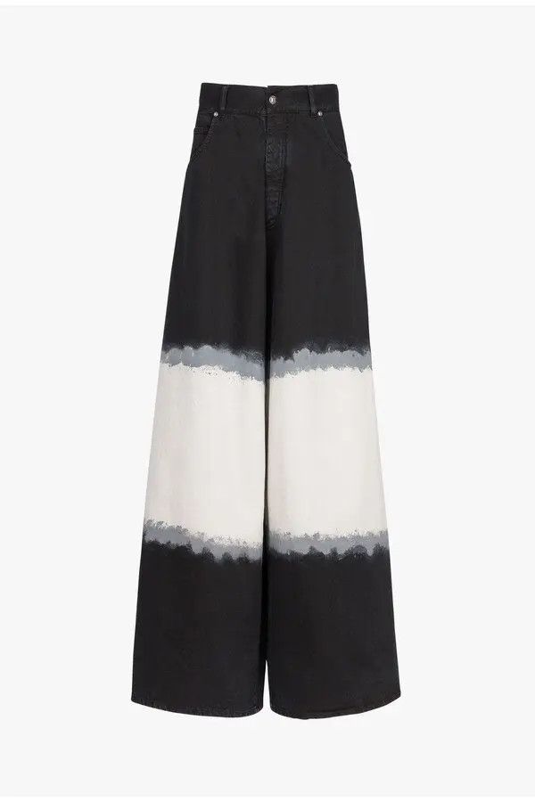 Balmain o1y0426 Denim Pant in Multicolor Size US 29 - 1 Thumbnail