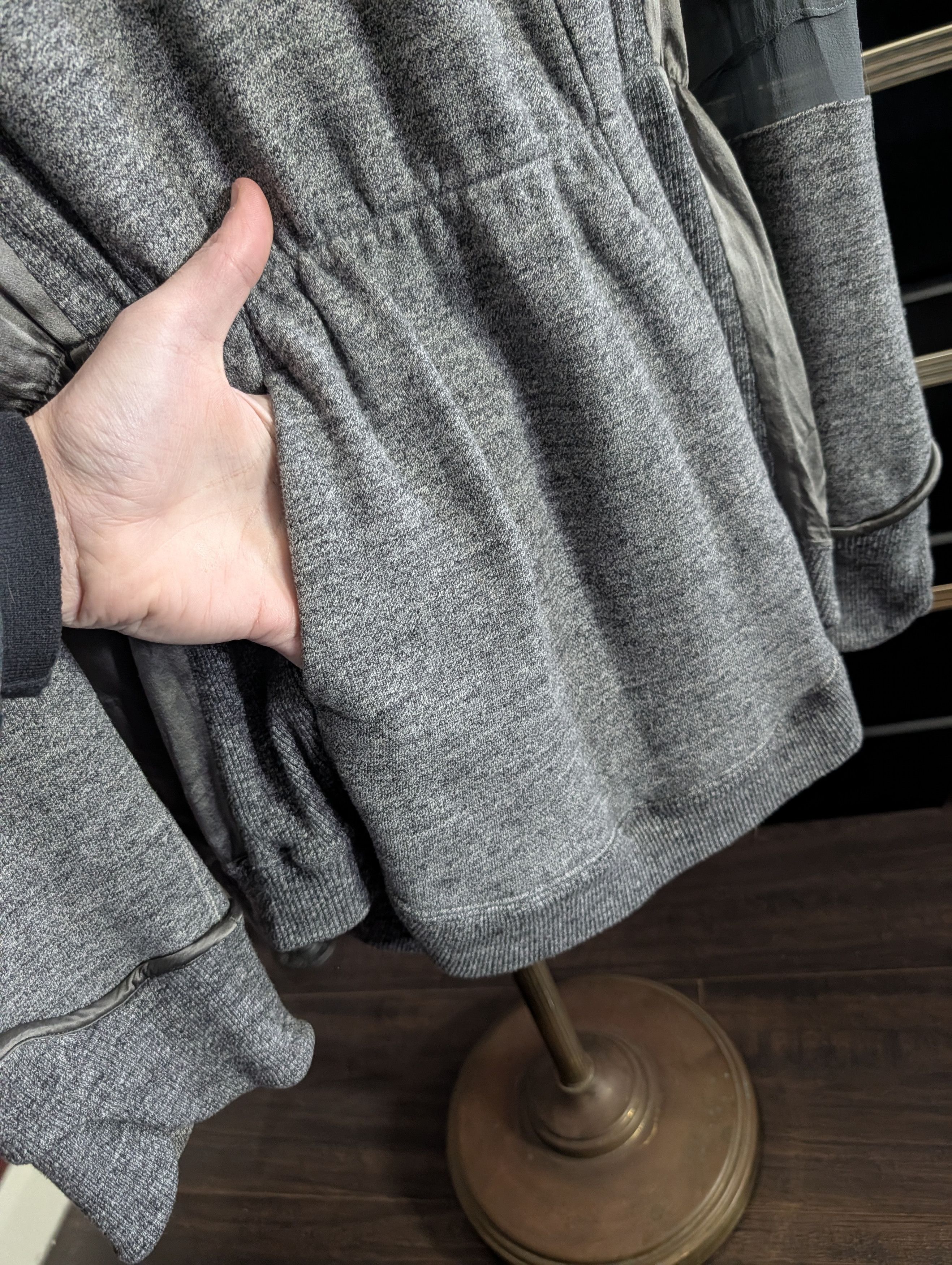 Undercover RARE Vtg silk insert cotton terry cinched waist hoodie Size M / US 6-8 / IT 42-44 - 7 Thumbnail