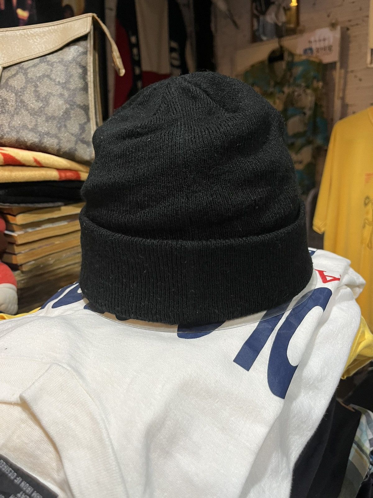 Rare × Stussy × Vintage Stussy Rubber Logo Beanie Hat 00s | Grailed