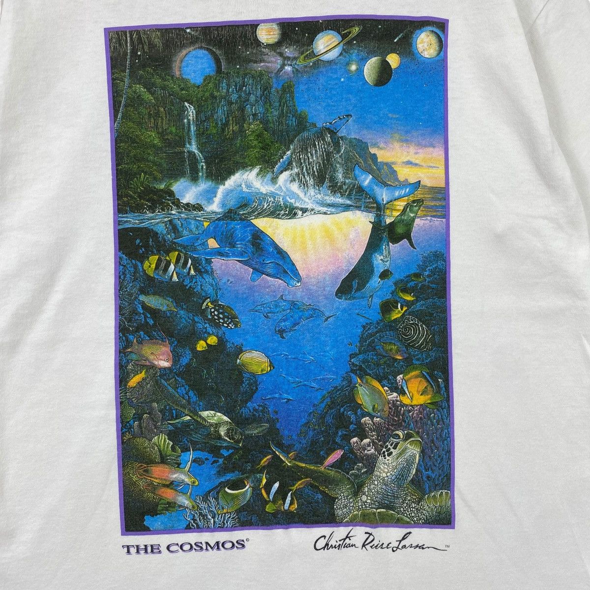 Vintage Vintage The Lassen Collection THE COSMOS Christian Riese Tee Size US M / EU 48-50 / 2 - 2 Thumbnail
