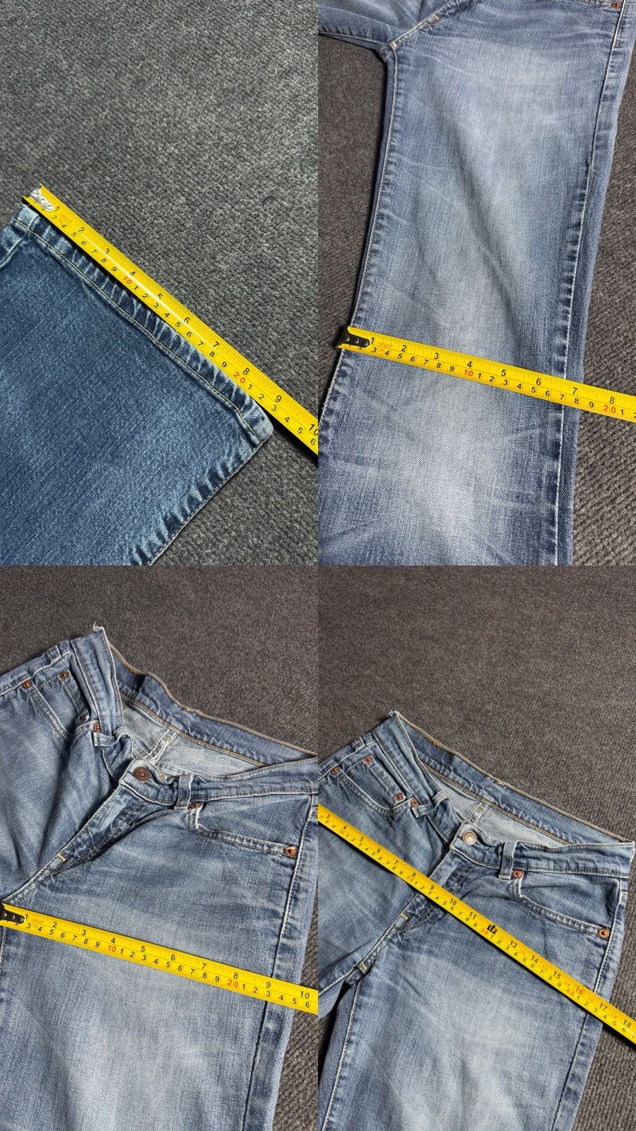 Levi's Levi’s 529 Distressed Western USA Y2K Flare Bootcut Jeans Size 28" / US 6 / IT 42 - 22 Thumbnail