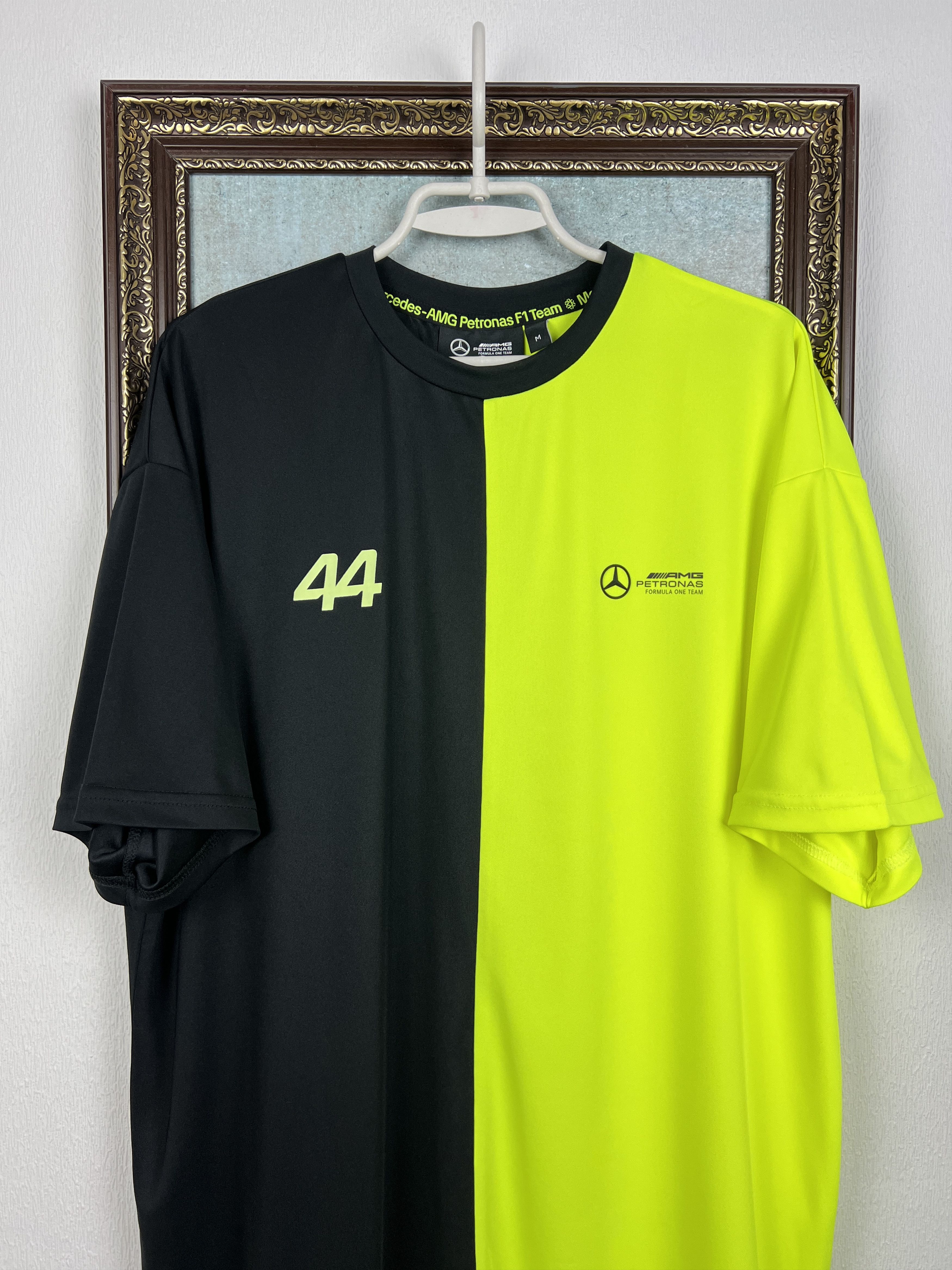 Vintage Mercedes F1 Lewis Hamilton Racing Shirt Jersey Trikot Size US M / EU 48-50 / 2 - 2 Thumbnail