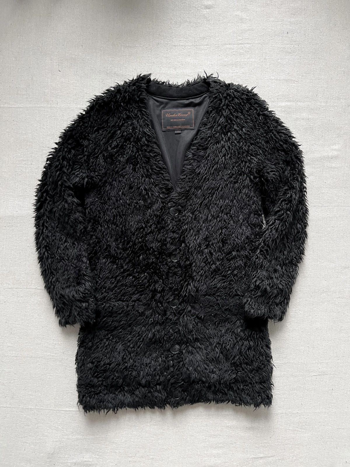 Undercover Undercover AW2007-2008 Shag Fur Cardigan Size US XS / EU 42 / 0 - 1 Thumbnail