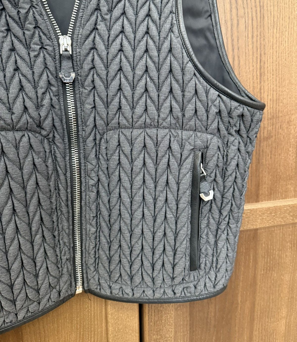 Philipp Plein Philipp Plein Archive Gray Nylon Vest Size US M / EU 48-50 / 2 - 5 Thumbnail
