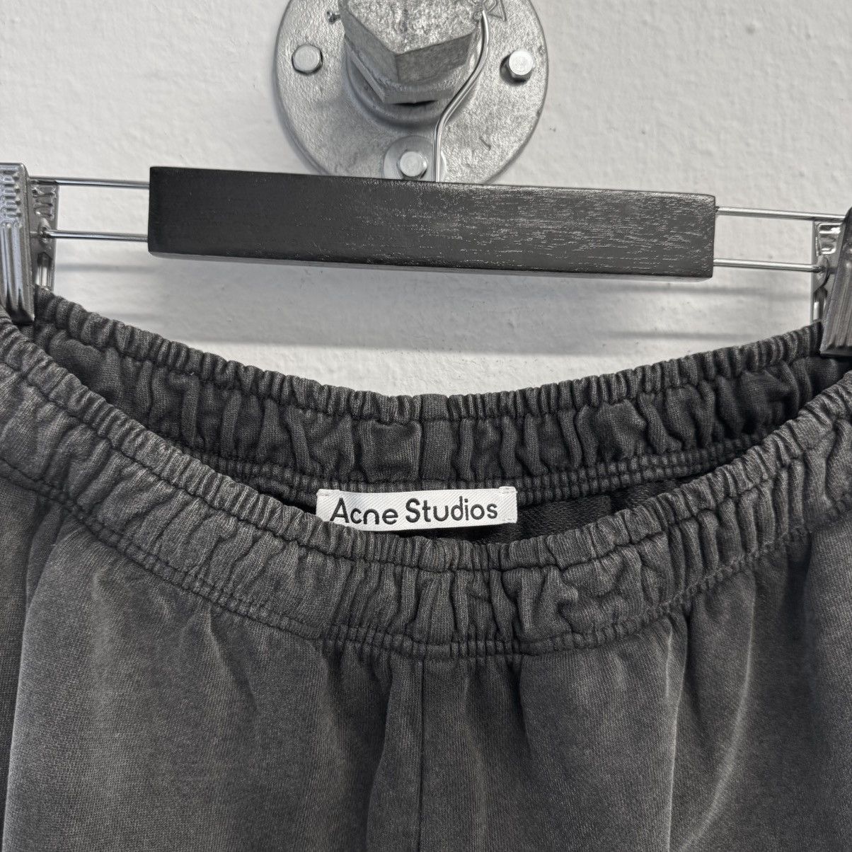 Acne Studios ACNE STUDIOS Felin Cotton Wide-Leg Sweat Pants Size US 26 / EU 42 - 4 Thumbnail