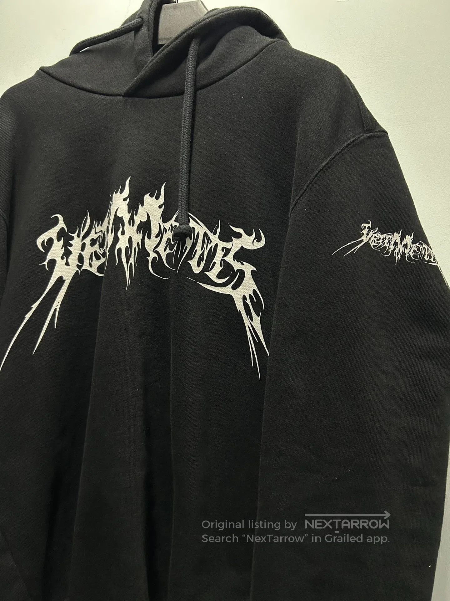 Vetements Vetements Pentagram Slogan Black Hoodie. Size US L / EU 52-54 / 3 - 4 Thumbnail
