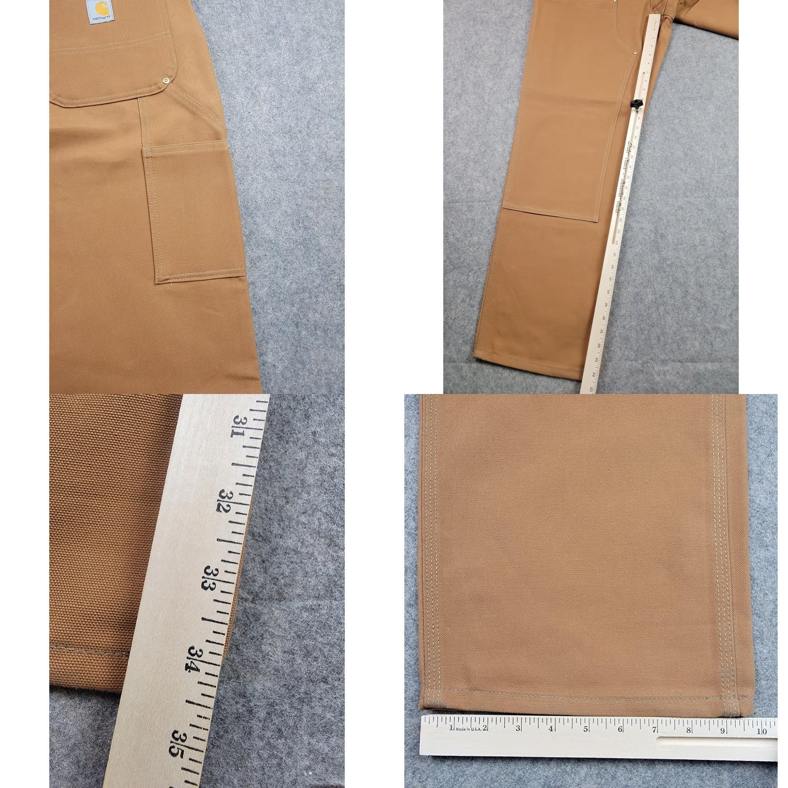 Carhartt Carhartt Pants Mens 40x34 Brown Loose Fit Double Front Utility Work USA Size US 40 / EU 56 - 10 Thumbnail