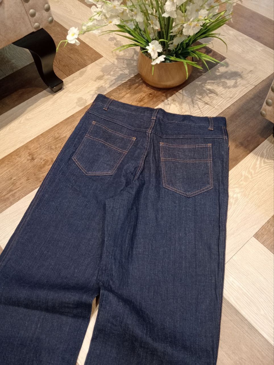 Dior CHRISTIAN DIOR BLUE DENIM STRETCH PANTS Size US 33 - 10 Thumbnail