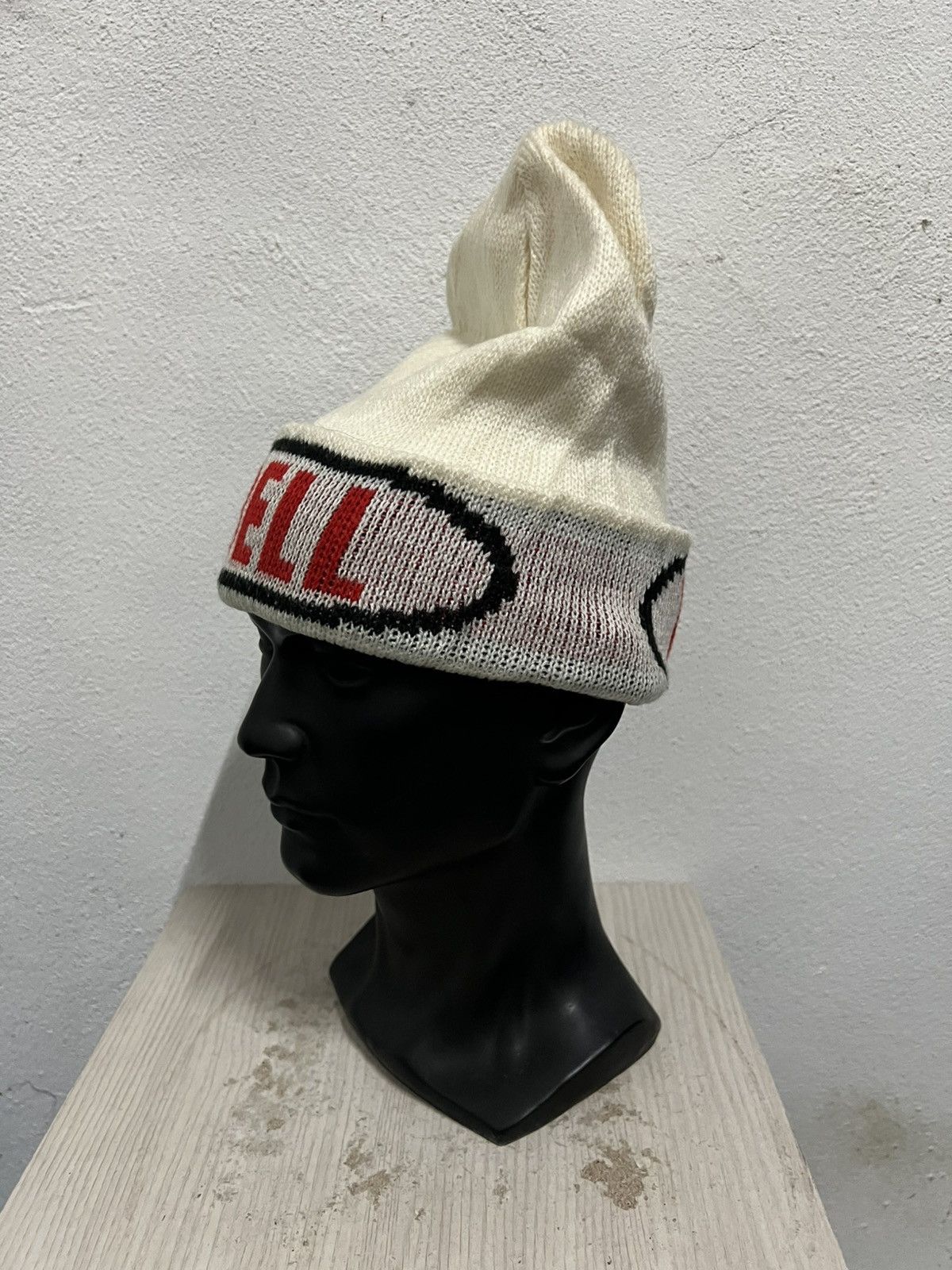 Vintage Vintage Bell Racing Spell Out Beanie Hat Size ONE SIZE - 3 Thumbnail
