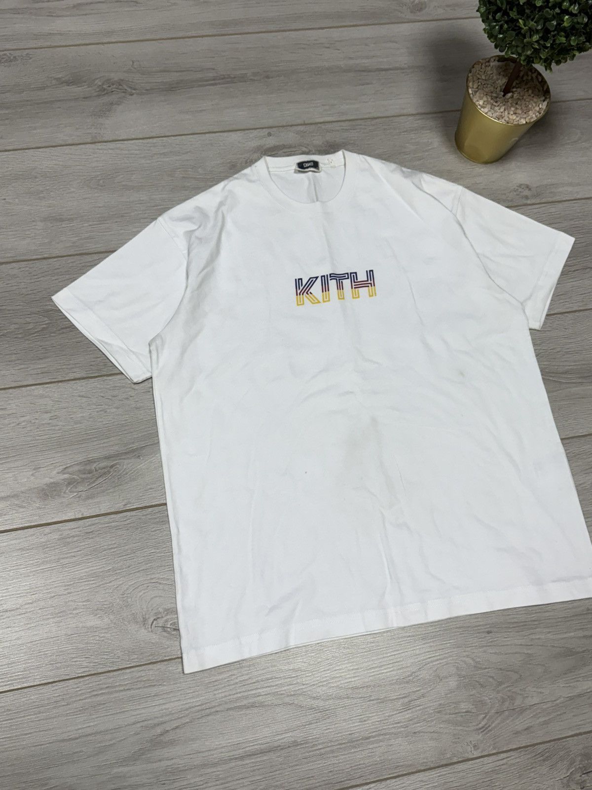 Kith Kith Tokyo Boro vintage centr logo tee shirt Size US M / EU 48-50 / 2 - 1 Thumbnail