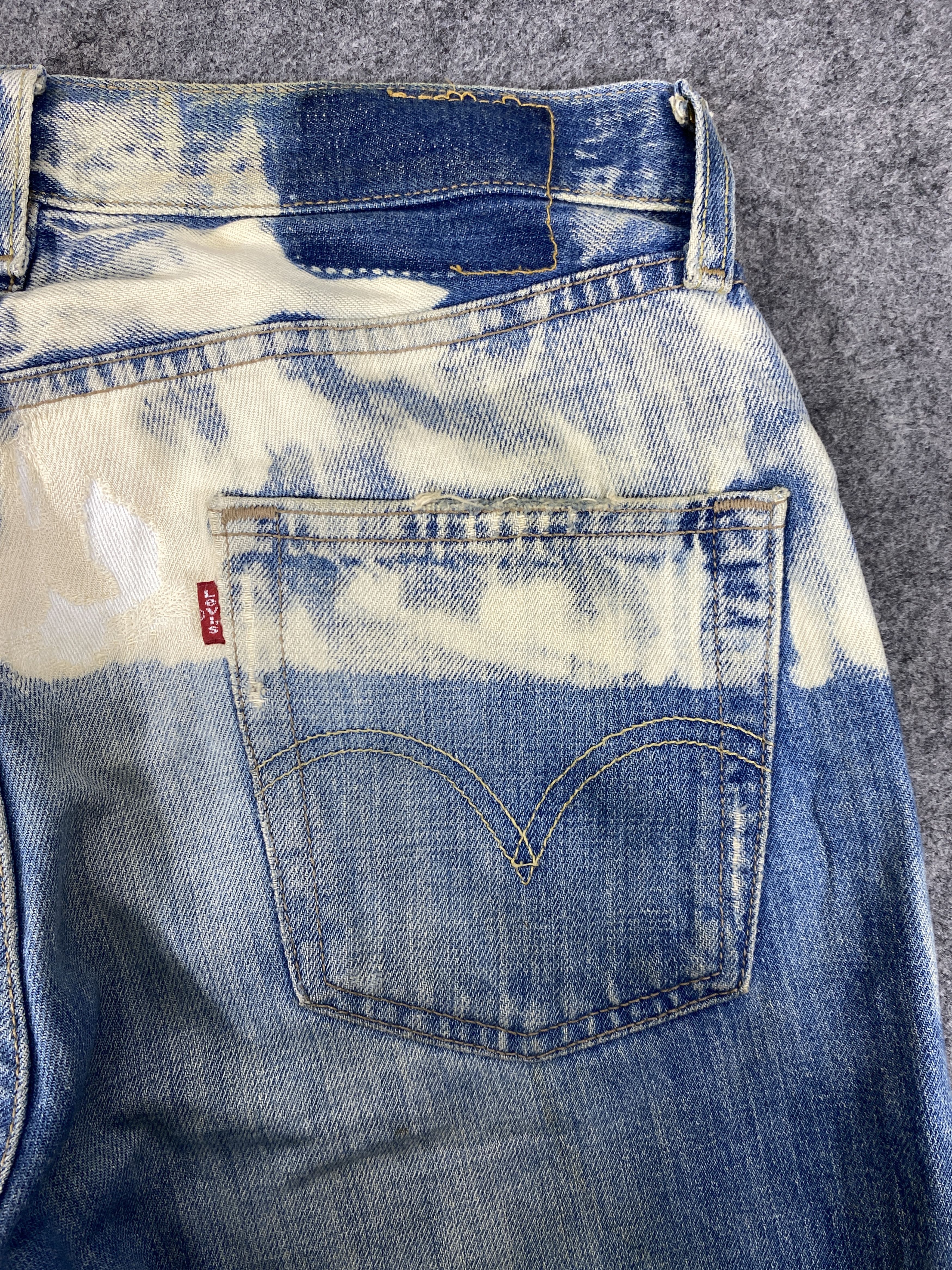 Levi's Faded Blue Vintage Levis 501 Jeans 32x26.5- JN3111 Size US 32 / EU 48 - 9 Thumbnail