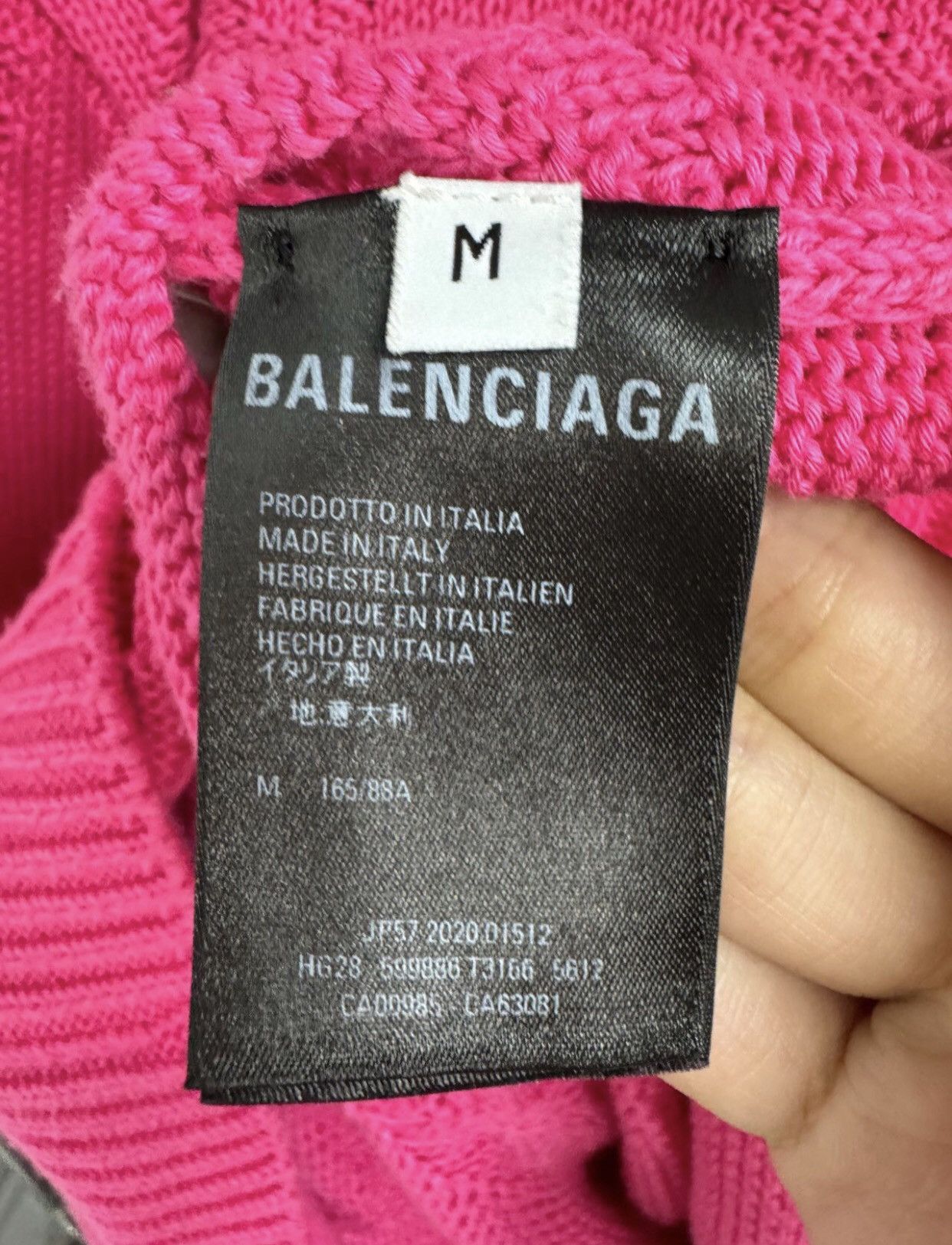 Balenciaga Balenciaga embossed letter sweater2412-Nextarrow Size US M / EU 48-50 / 2 - 5 Thumbnail