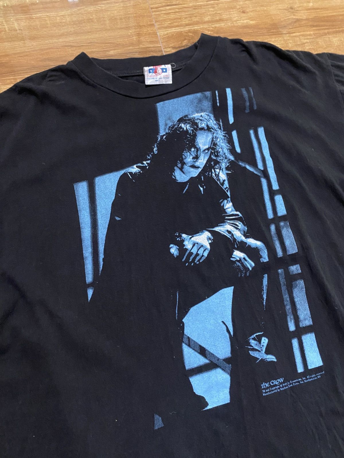 Vintage Rare!! The crow Brandon Lee (1994) T-shirt Size US L / EU 52-54 / 3 - 2 Thumbnail