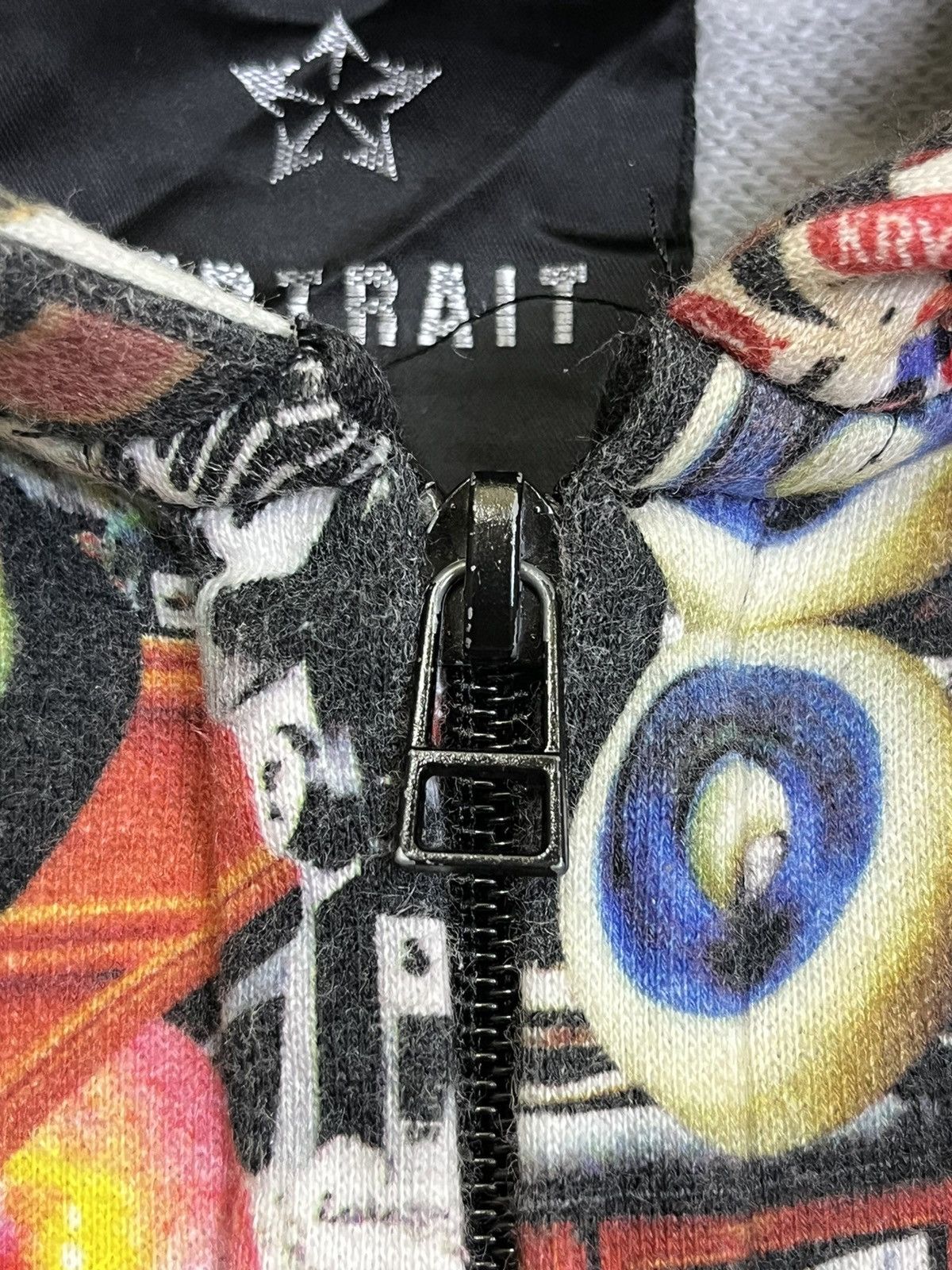 Hysteric Glamour SICK🔥JAPANESE BRAND REBTRAIT FULLPRINT ZIPPER HOODIES Size US M / EU 48-50 / 2 - 12 Thumbnail