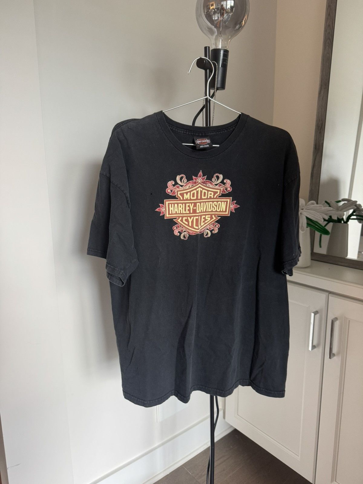 Harley Davidson Rare Harley Davidson Tee (with pink sparkles) Size US XL / EU 56 / 4 - 1 Thumbnail