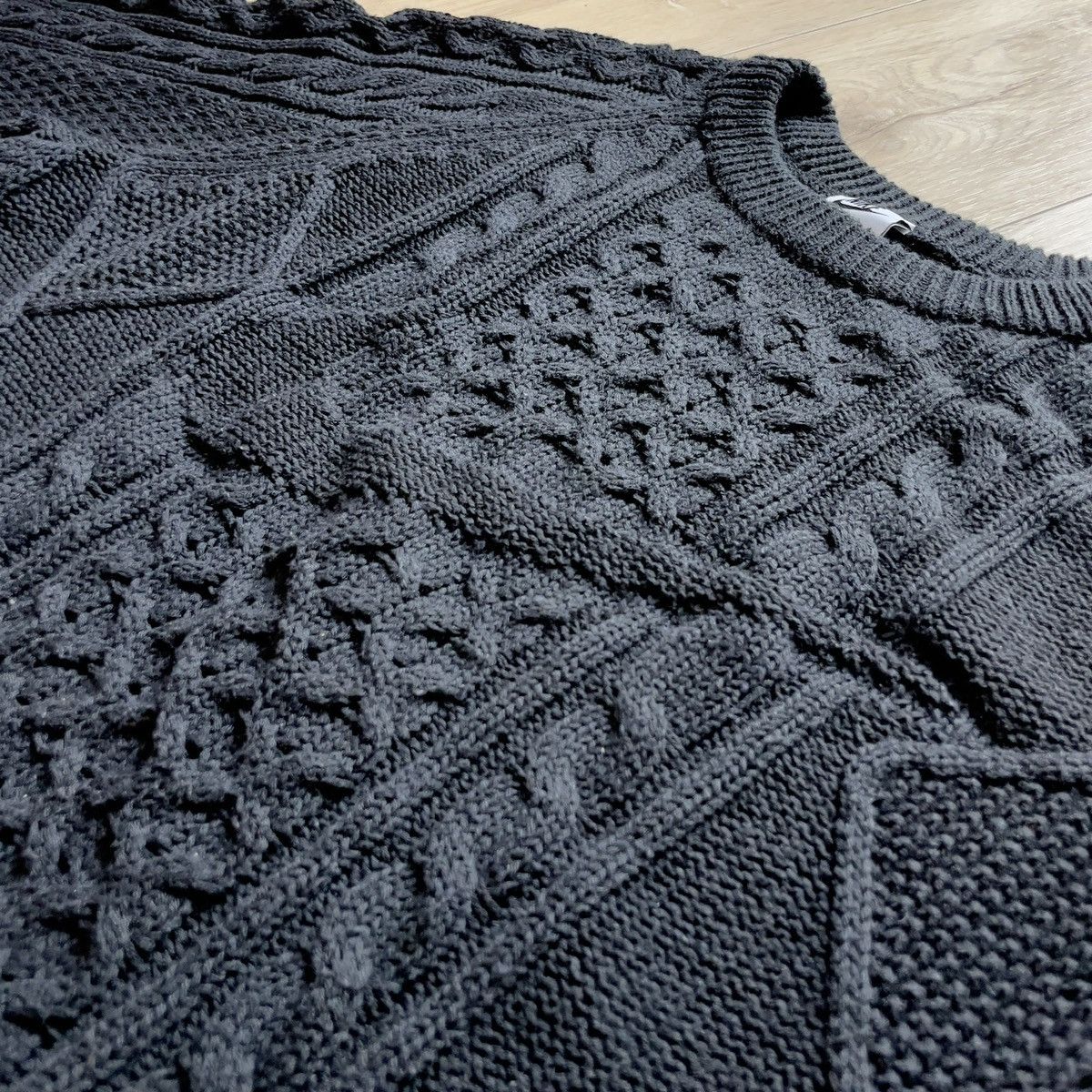 Nike Nike Life Cable Knit Sweater Size US L / EU 52-54 / 3 - 5 Thumbnail