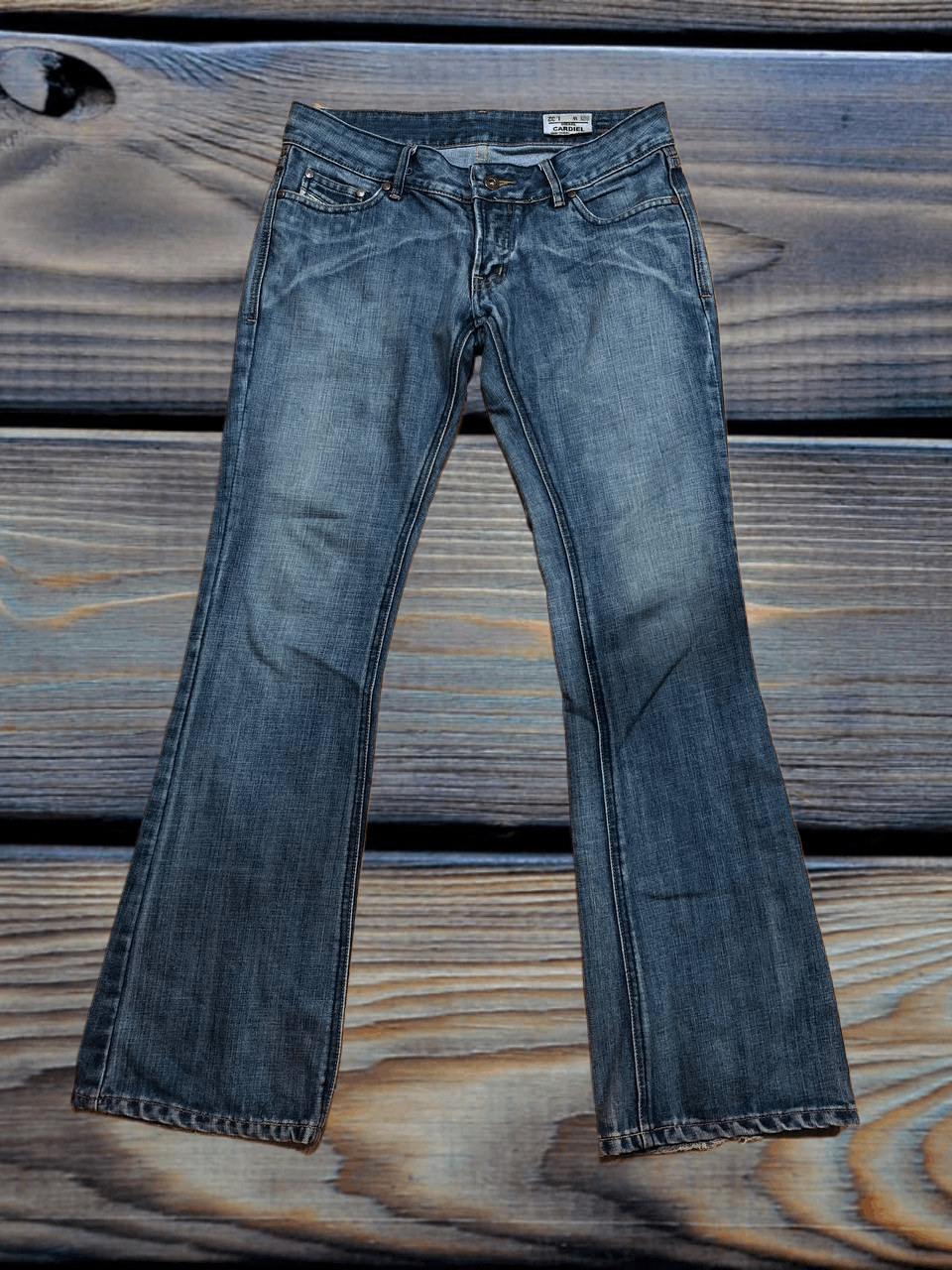 Diesel DIESEL CARDIEL BLUE WASH flared jeans streetwear Size 32" / US 10 / IT 46 - 1 Thumbnail