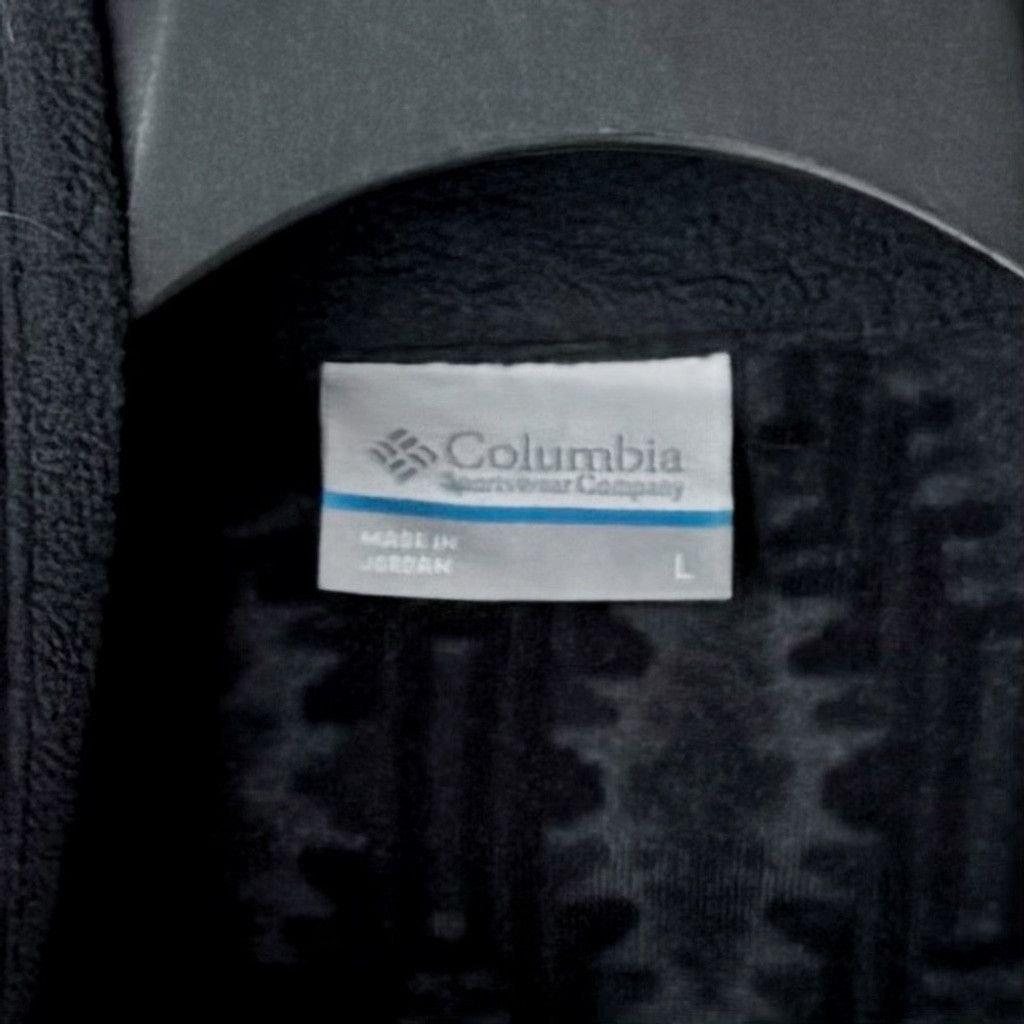 Columbia COLUMBIA Men's Black/Grey 1/4 Zip Fleece Snowflake Design L Size US L / EU 52-54 / 3 - 4 Thumbnail