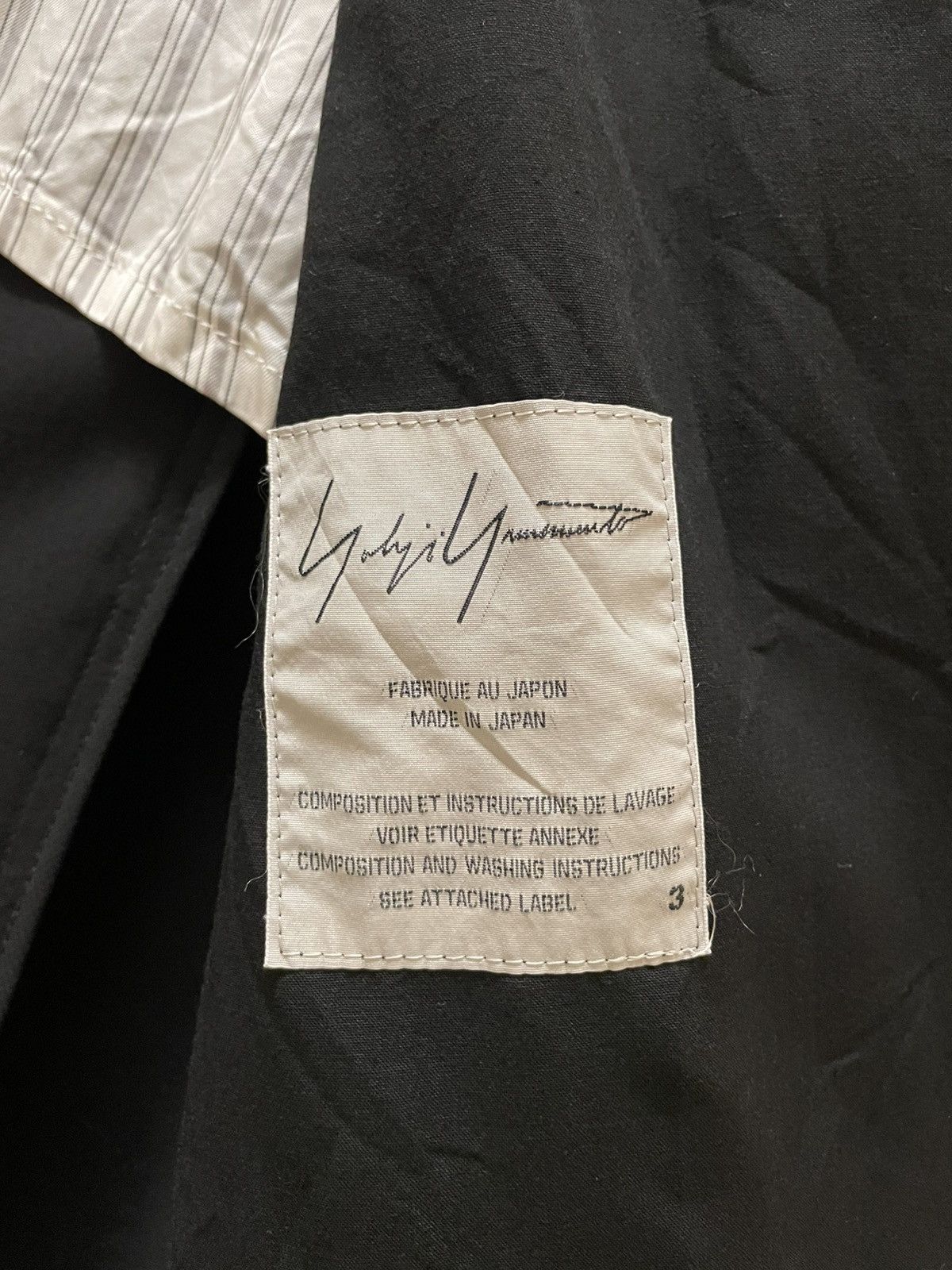 Yohji Yamamoto Yohji Yamamoto Signature Peak Lapel Long Jacket Size US M / EU 48-50 / 2 - 10 Thumbnail