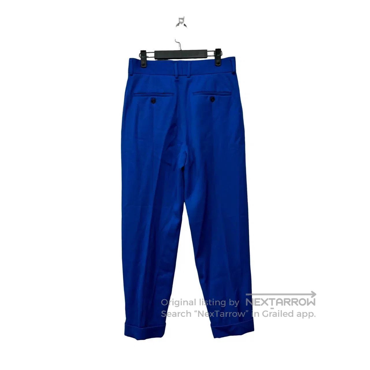 Alexander McQueen Alexander McQueen Blue Cuffed Casual Pants. Size US 34 / EU 50 - 2 Thumbnail