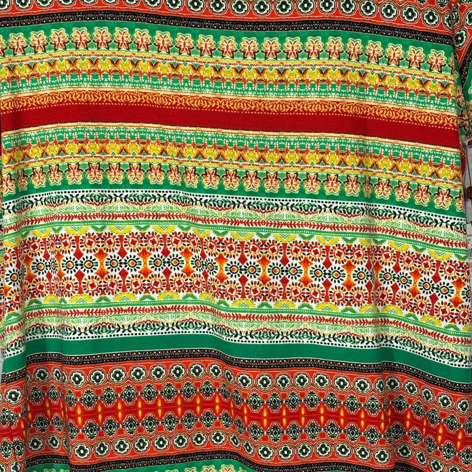 Other Rafaella Women's Multicolor Short Sleeve Shirt Size 2X NWT Size XXL / US 16-18 / IT 52-54 - 2 Thumbnail