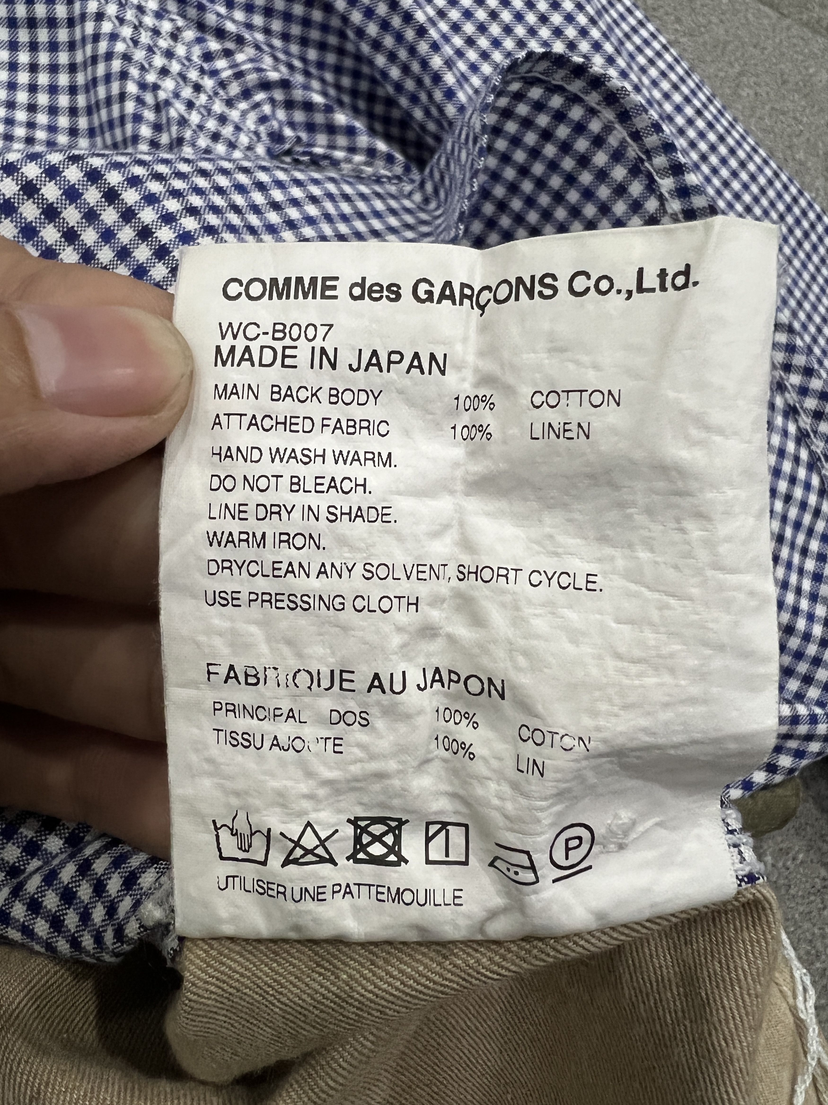 Junya Watanabe Junya Watanabe Comme des Garçons MAN Size US S / EU 44-46 / 1 - 7 Thumbnail