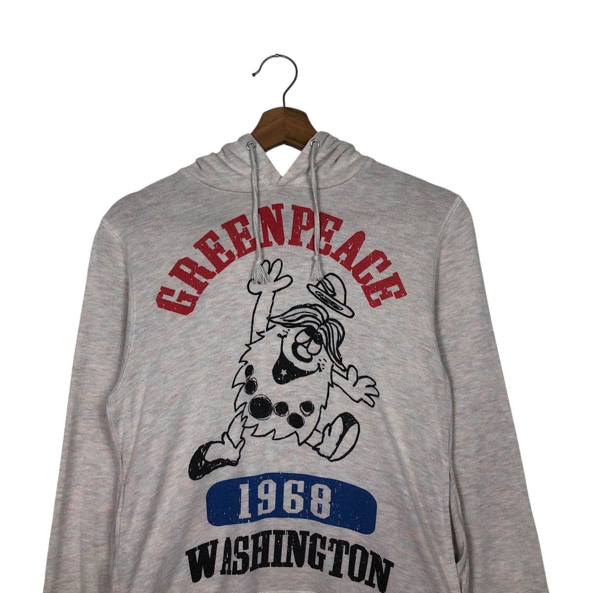 Japanese Brand Vintage Magic “Greenpeace 1968 Washington” Hoodie Size US M / EU 48-50 / 2 - 14 Thumbnail