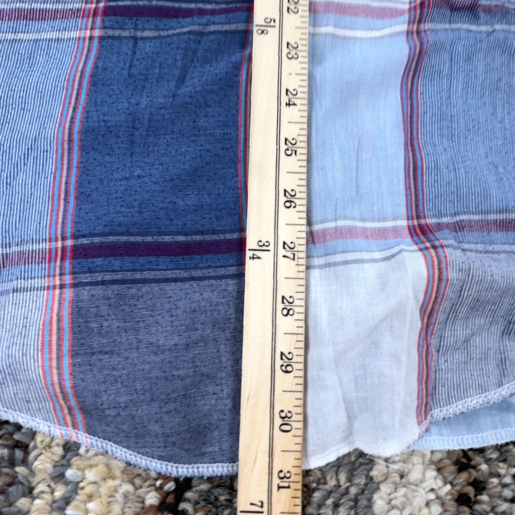 Wrangler VINTAGE Wrangler Western Shirt Men 16.5 Pearl Snap Cowboy Cut Long Tail USA Made Shirt Mens Blue Plaid 16.5 Western Classic American Wrangler Wrancher Size US XL / EU 56 / 4 - 6 Thumbnail