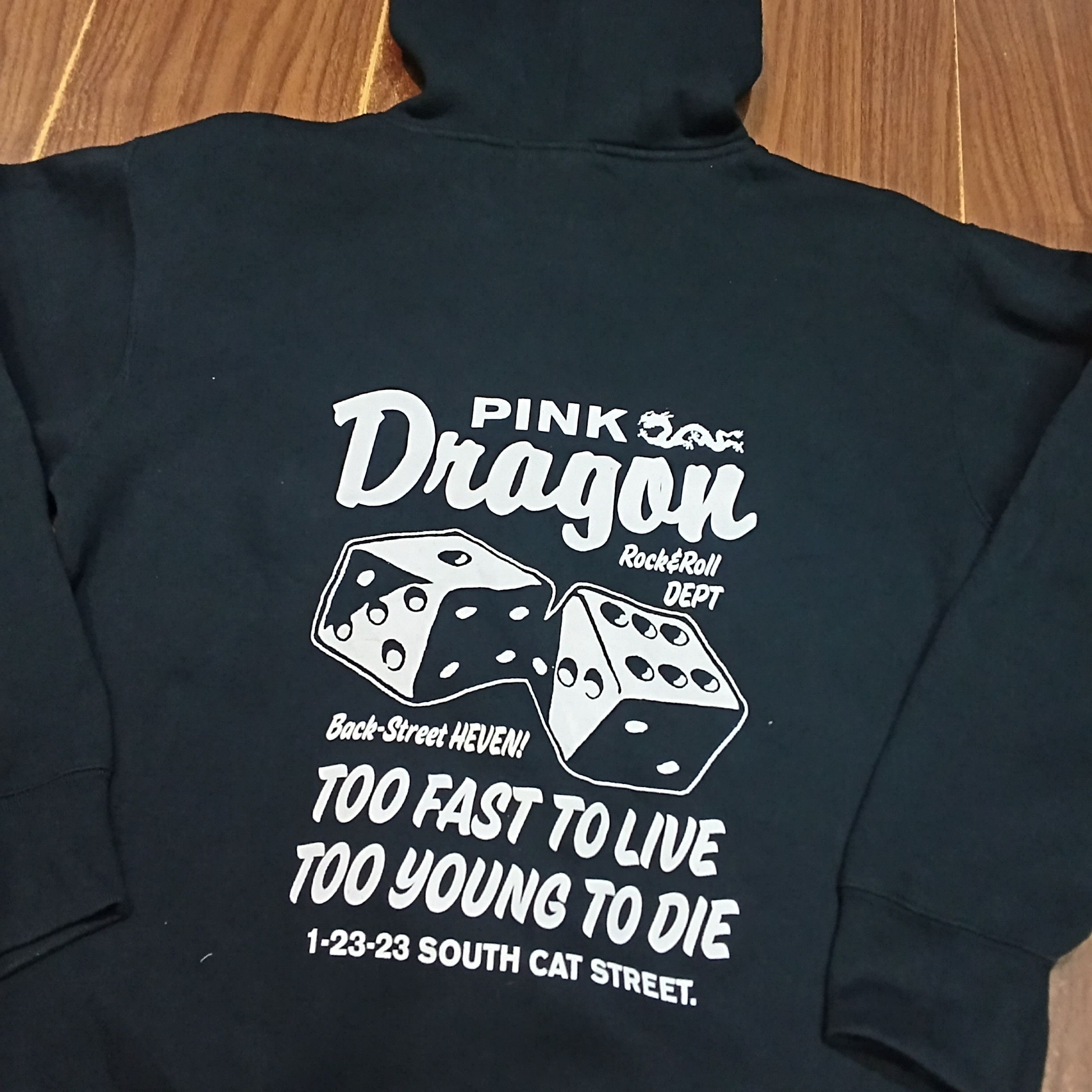 Japanese Brand Cream Soda - pink Dragon Hoodie Zipper Size US M / EU 48-50 / 2 - 2 Thumbnail