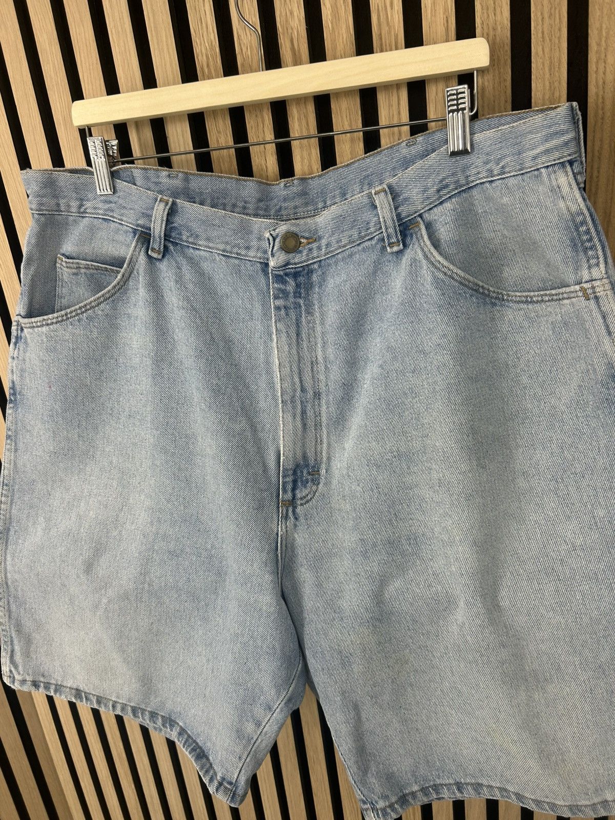 Wrangler Wrangler Men's Blue W30 Y2K Style Jeans Shorts Denim Vintage Size US 30 / EU 46 - 3 Thumbnail