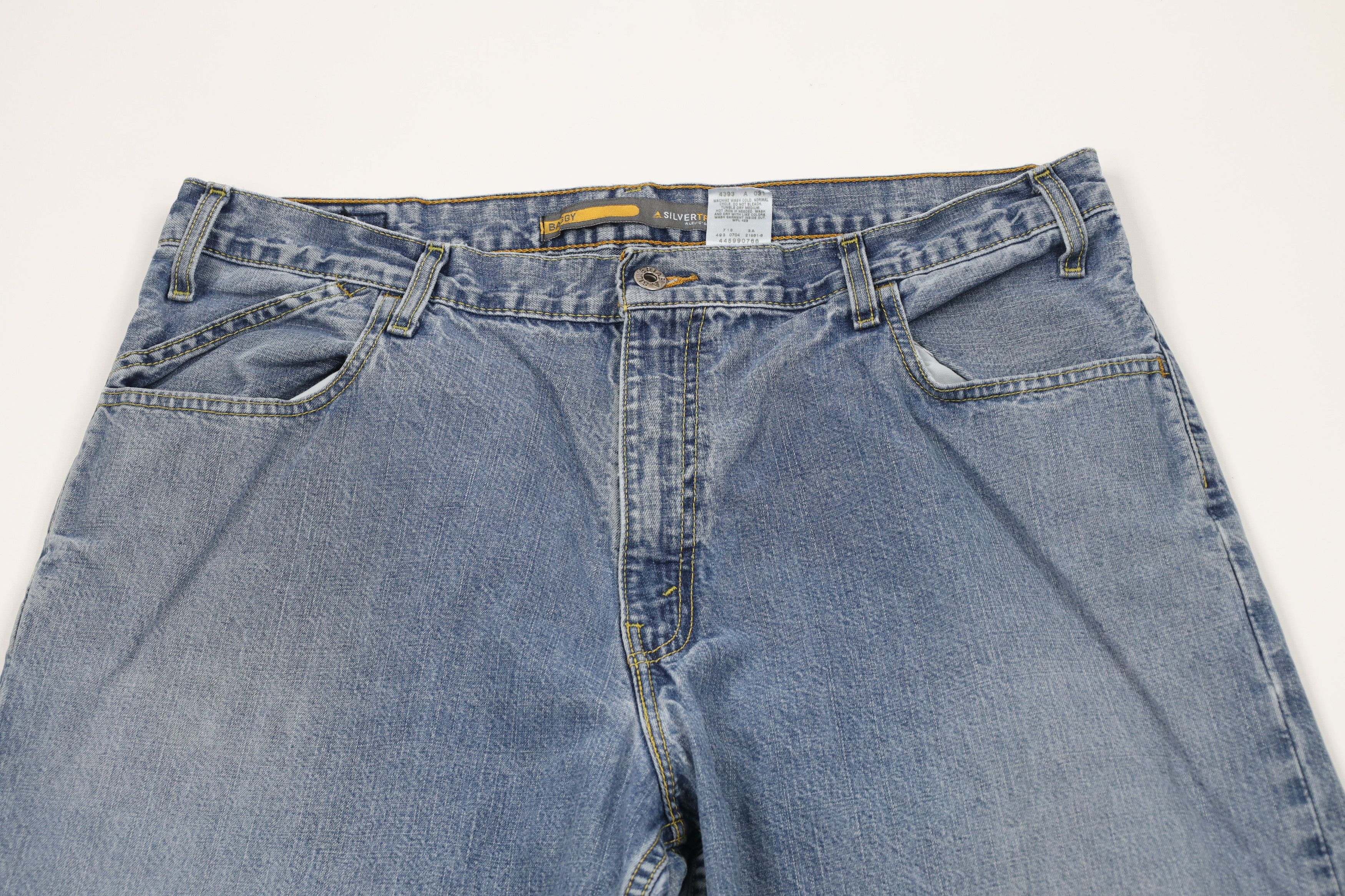 Levi's × Vintage Vintage Y2K 2004 Levis SilverTab Baggy Wide Leg Jeans Size US 38 / EU 54 - 2 Thumbnail