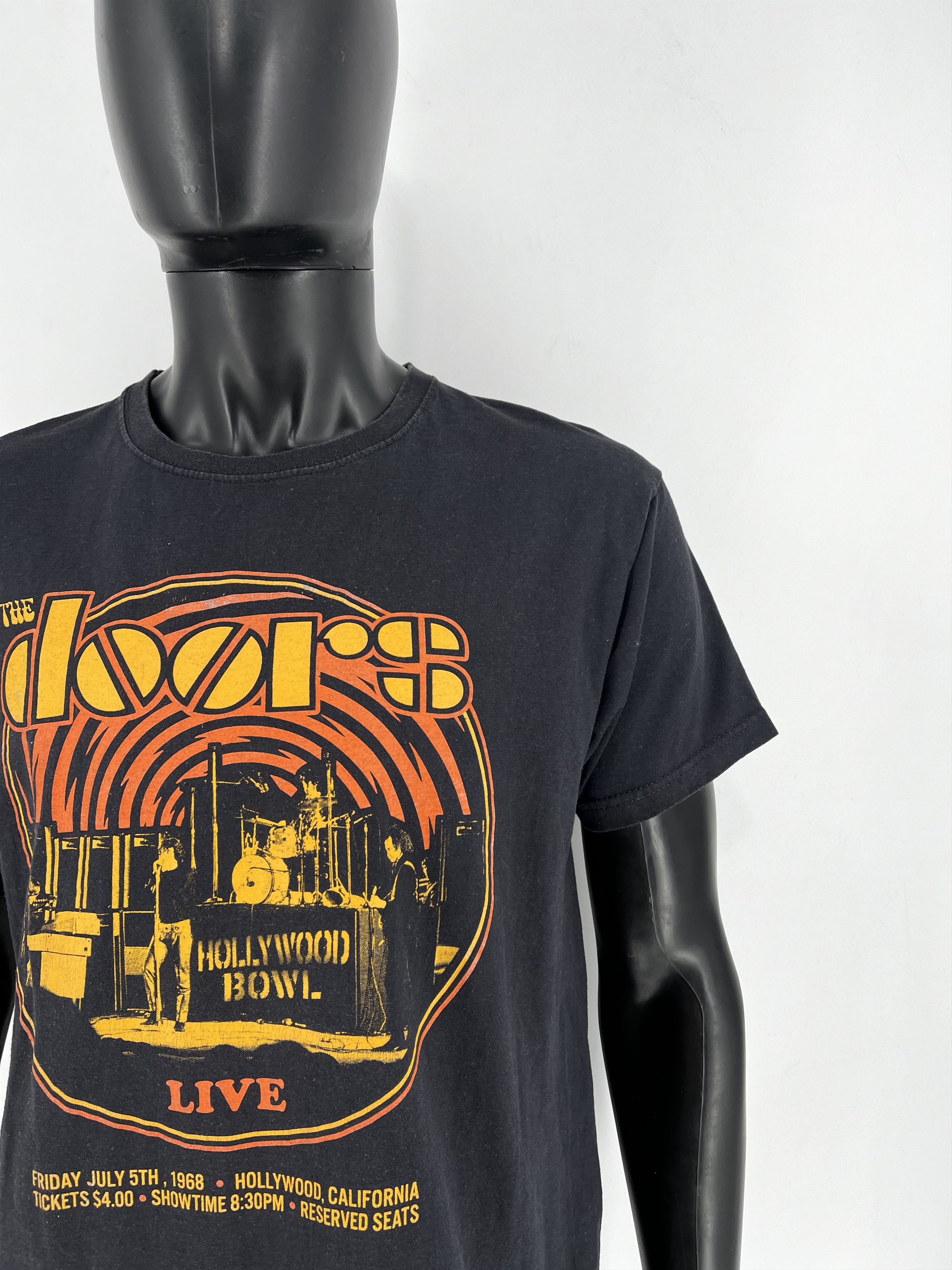 Band Tees × Vintage Vintage Y2k Jim Morrison The Doors Rare T-Shirt Band Tee Size US L / EU 52-54 / 3 - 7 Thumbnail