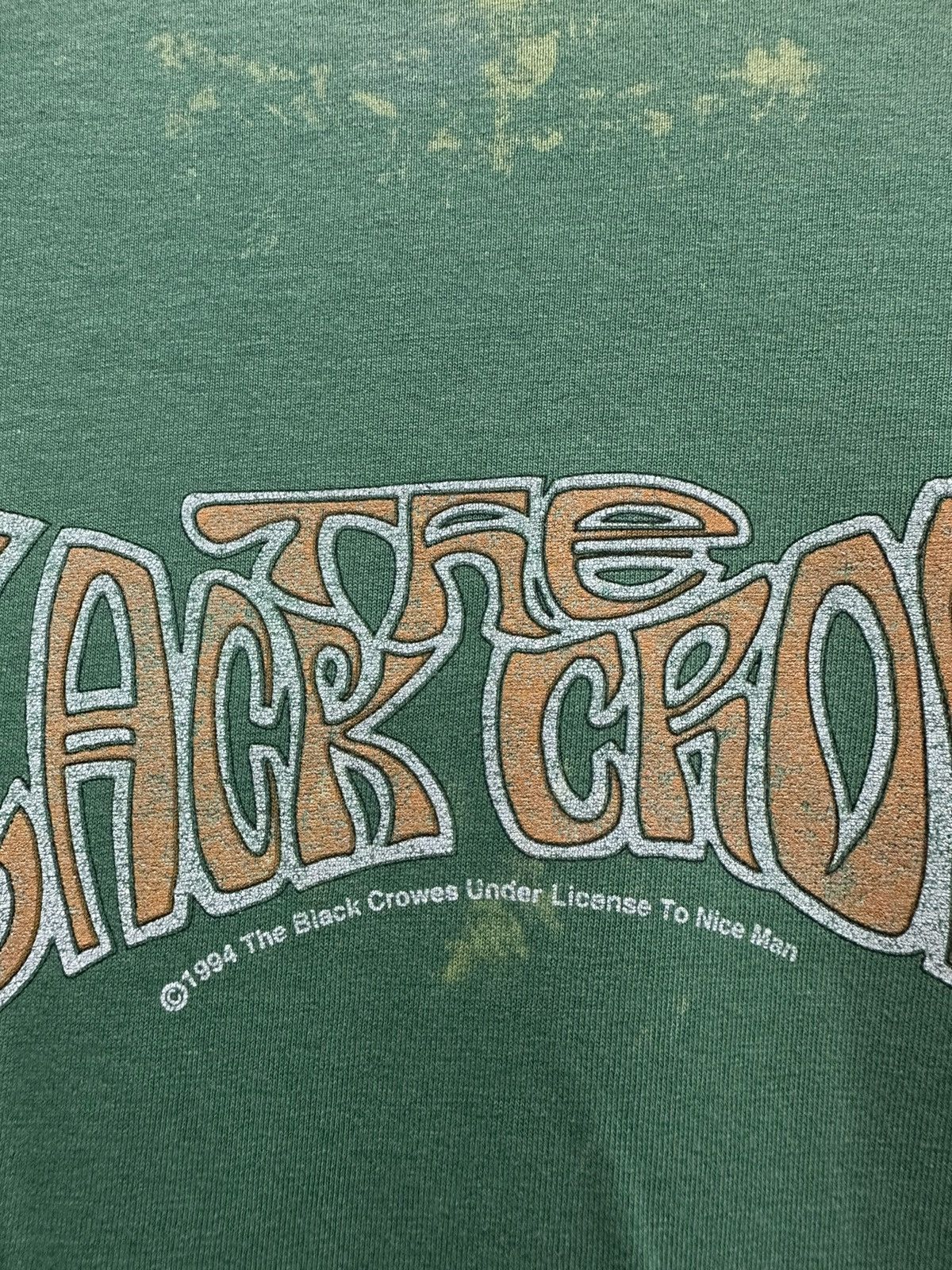 Band Tees × Vintage Thrashed Vintage 90s The Black Crowes Distressed Tee Size US XL / EU 56 / 4 - 11 Thumbnail
